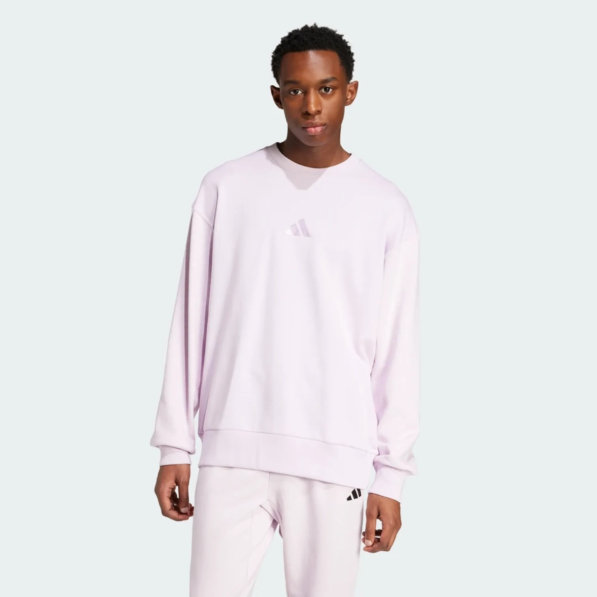 adidas All SZN French Terry Colorblock Crew Sweatshirt