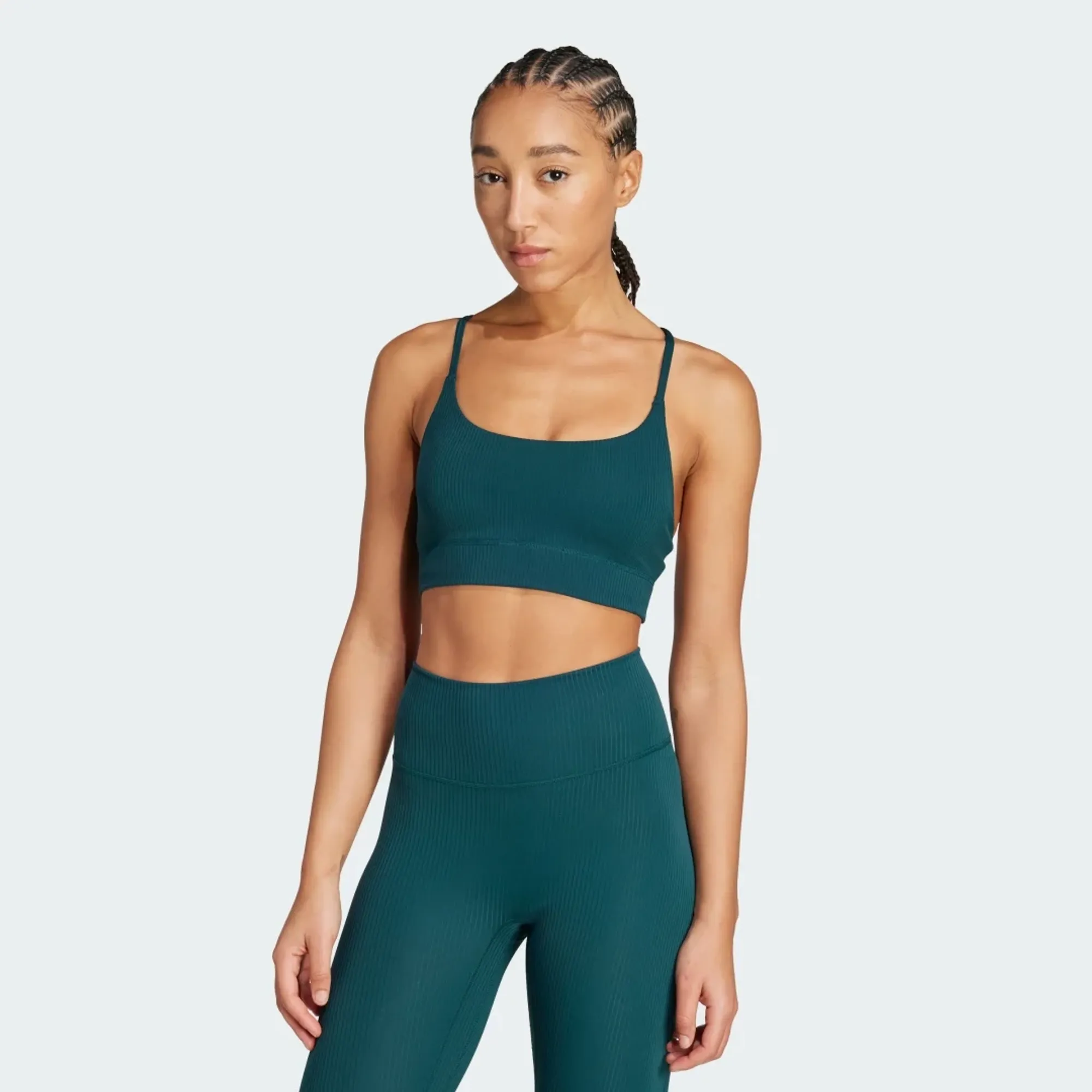 adidas adidas All Me Light Support Rib Bra Long Line Bra