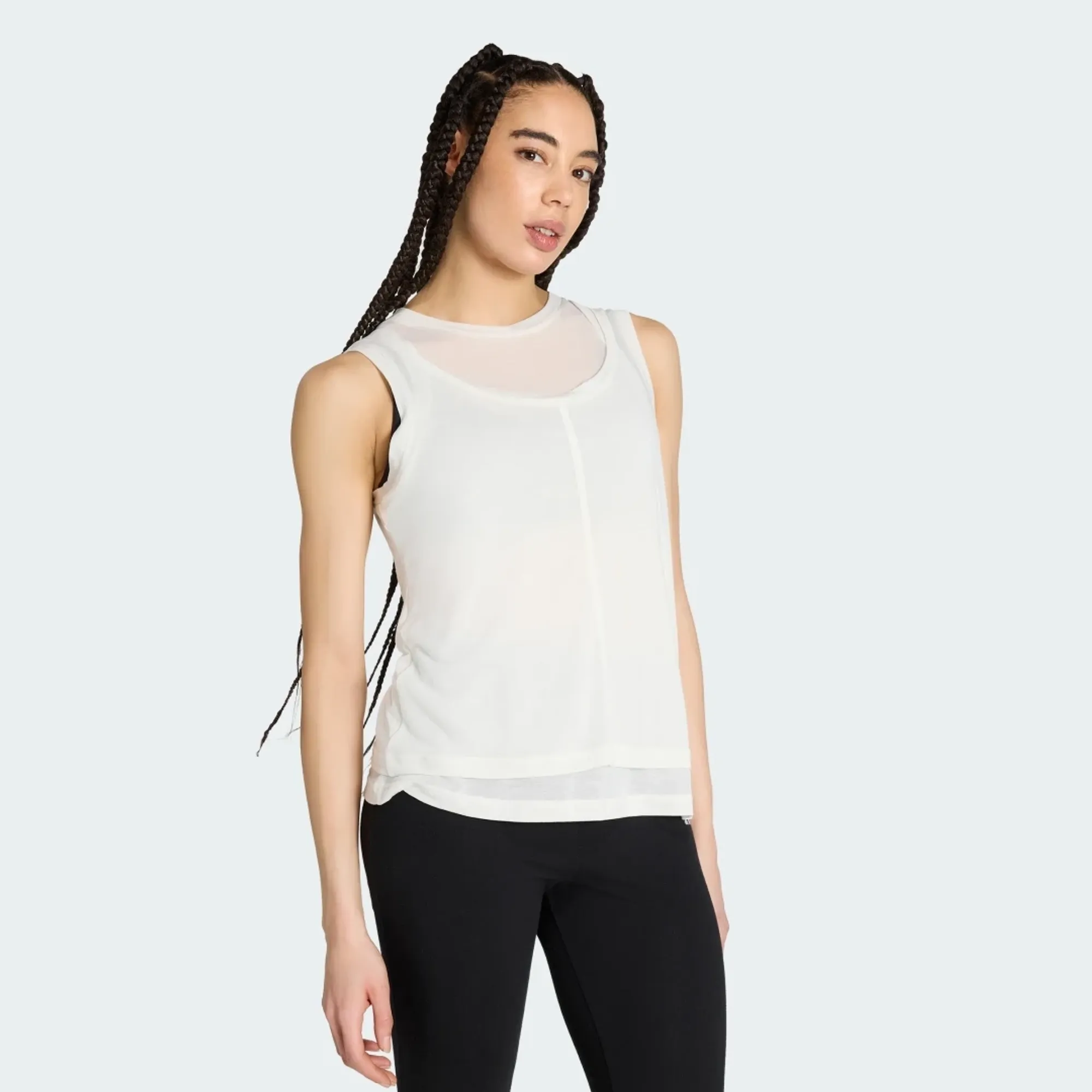 adidas SOFT LUX SHEER TANK Top