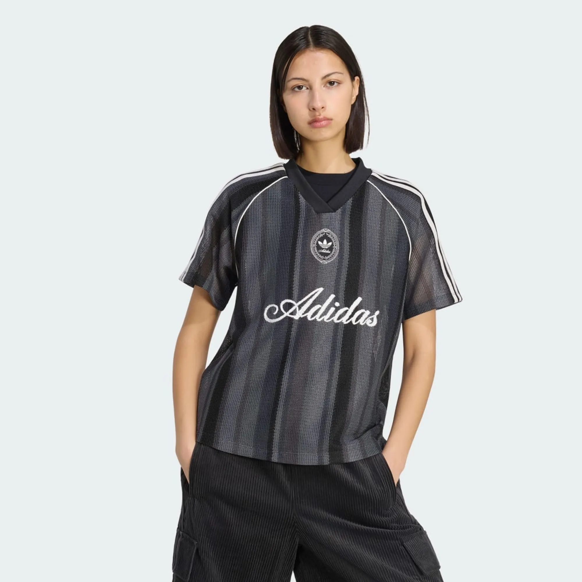 adidas ADIDAS ORIGINALS SUMMER GLOW KNITTED OVERSIZED JERSEY