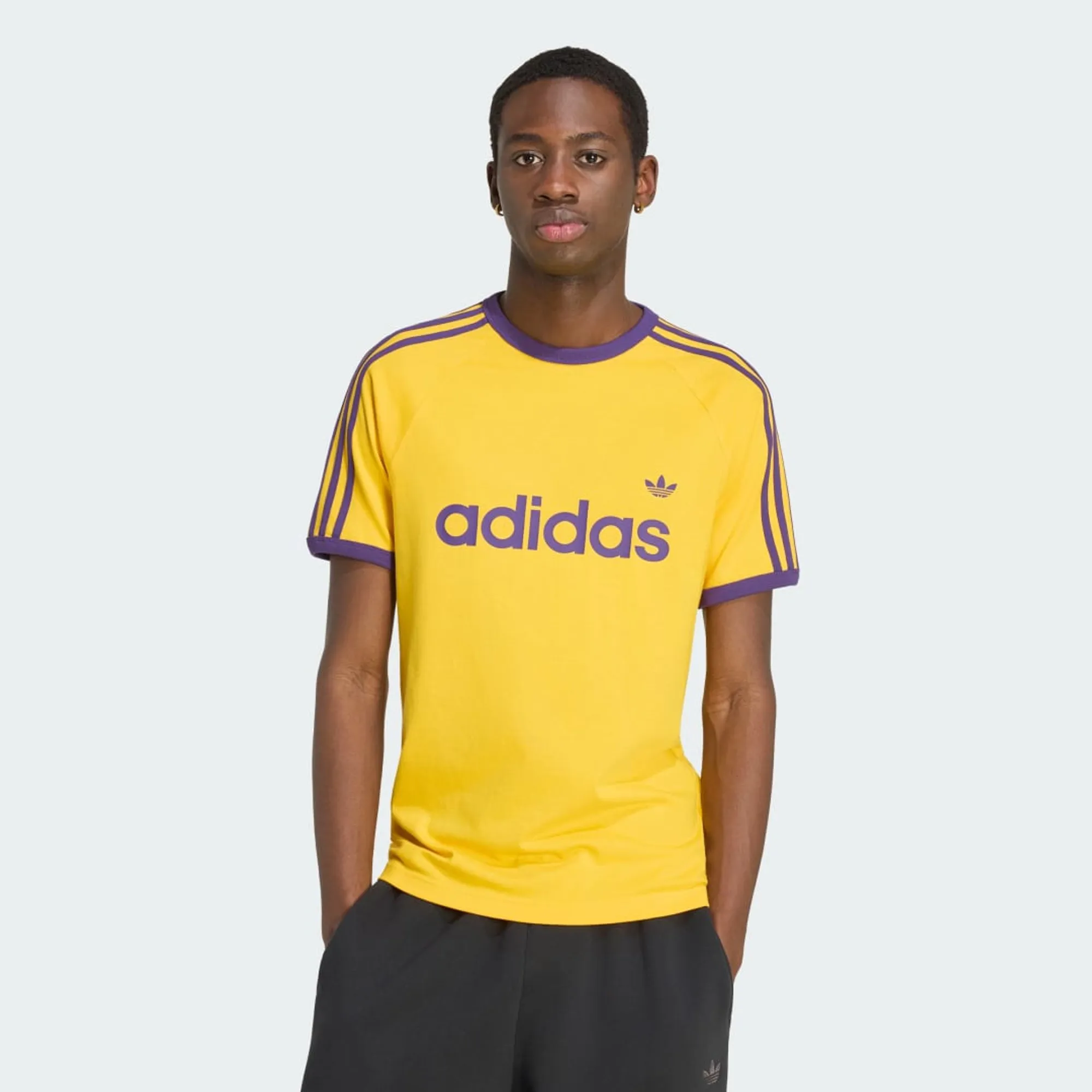 adidas 3-Stripes Slim Ringer T-Shirt