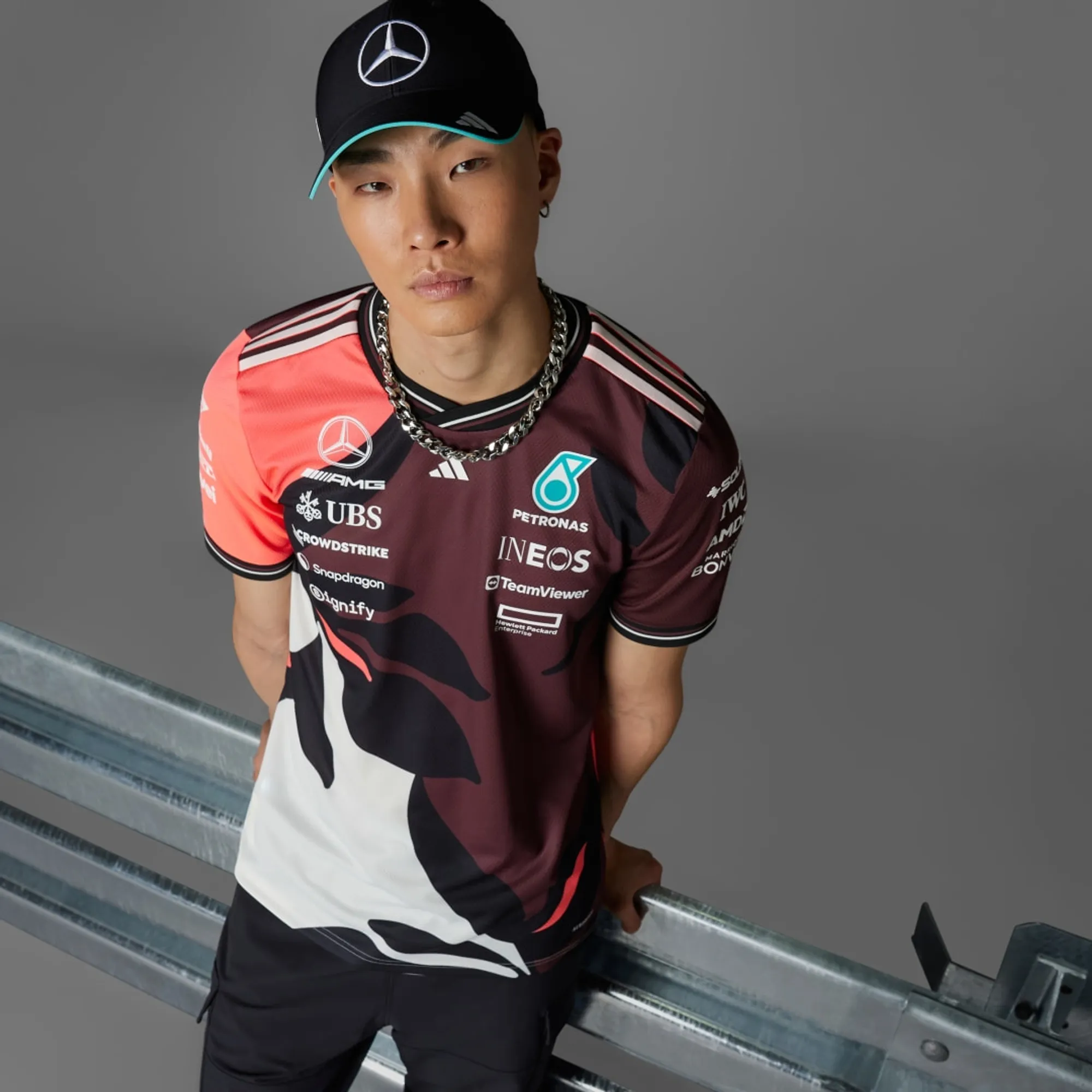 adidas Mercedes - AMG Petronas Formula One Team Driver Jersey Authentic Summer Pack