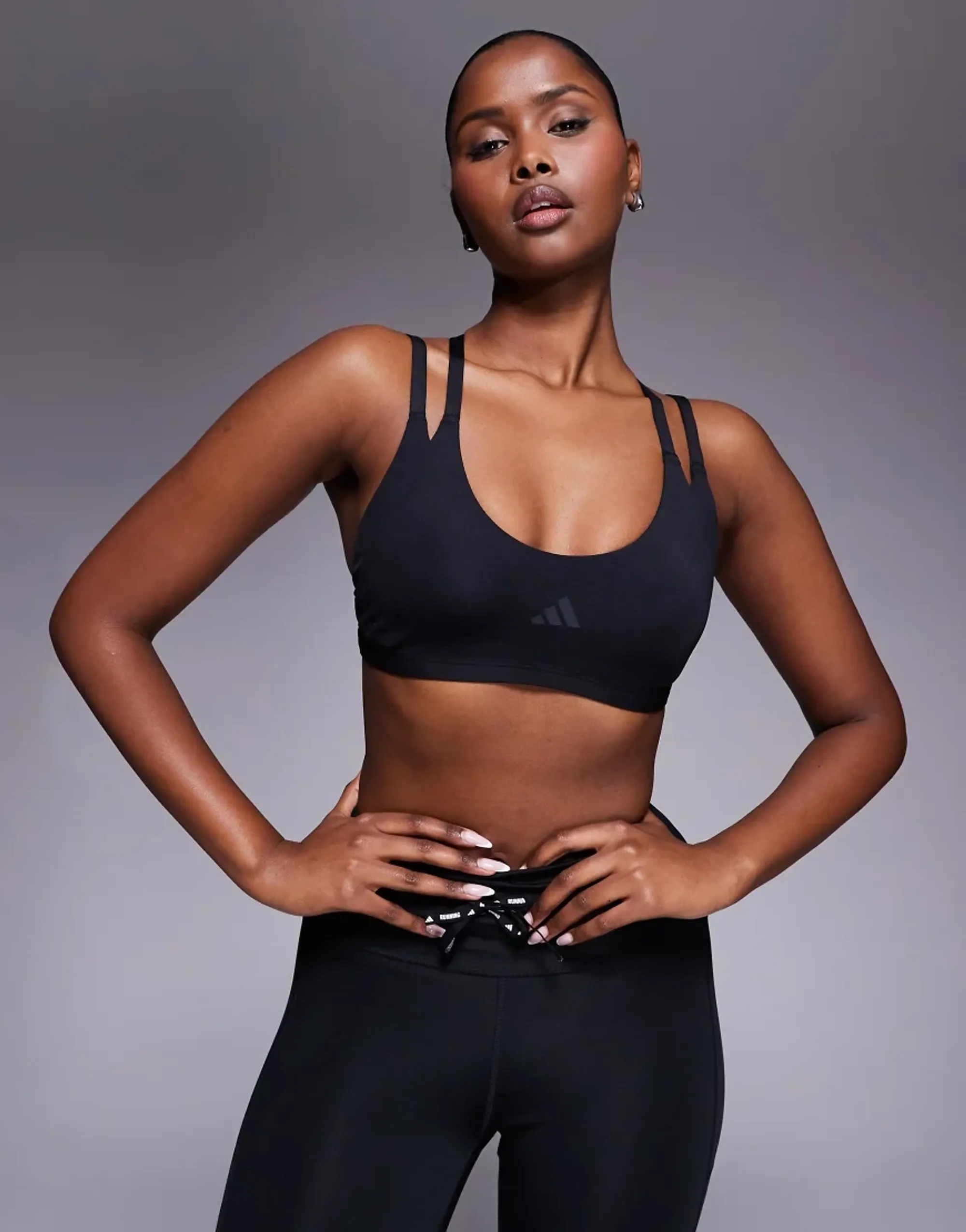 Adidas Optime Workout Strappy Low Impact Sports Bra