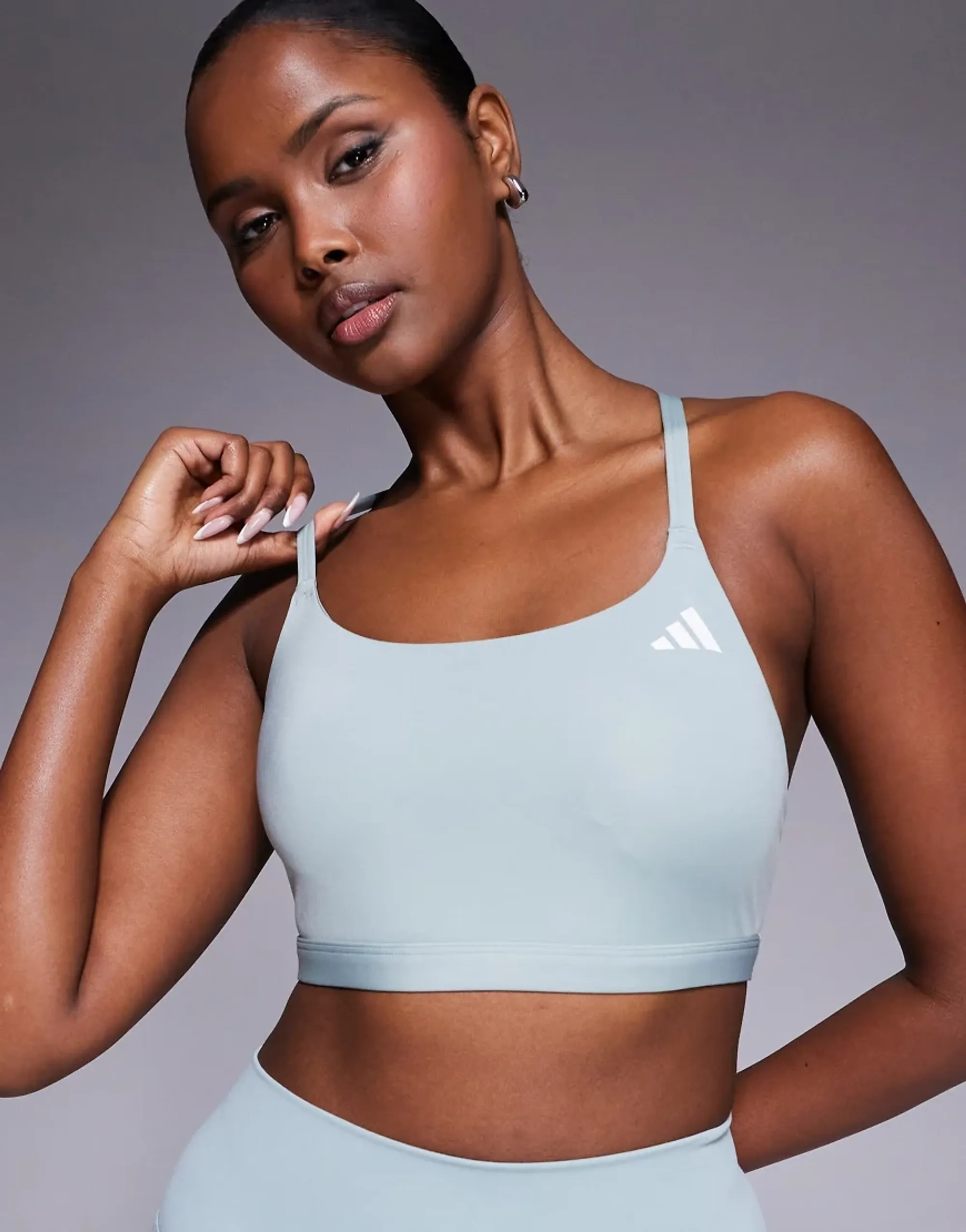 Adidas Optime Essentials Workout Low Impact Sports Bra