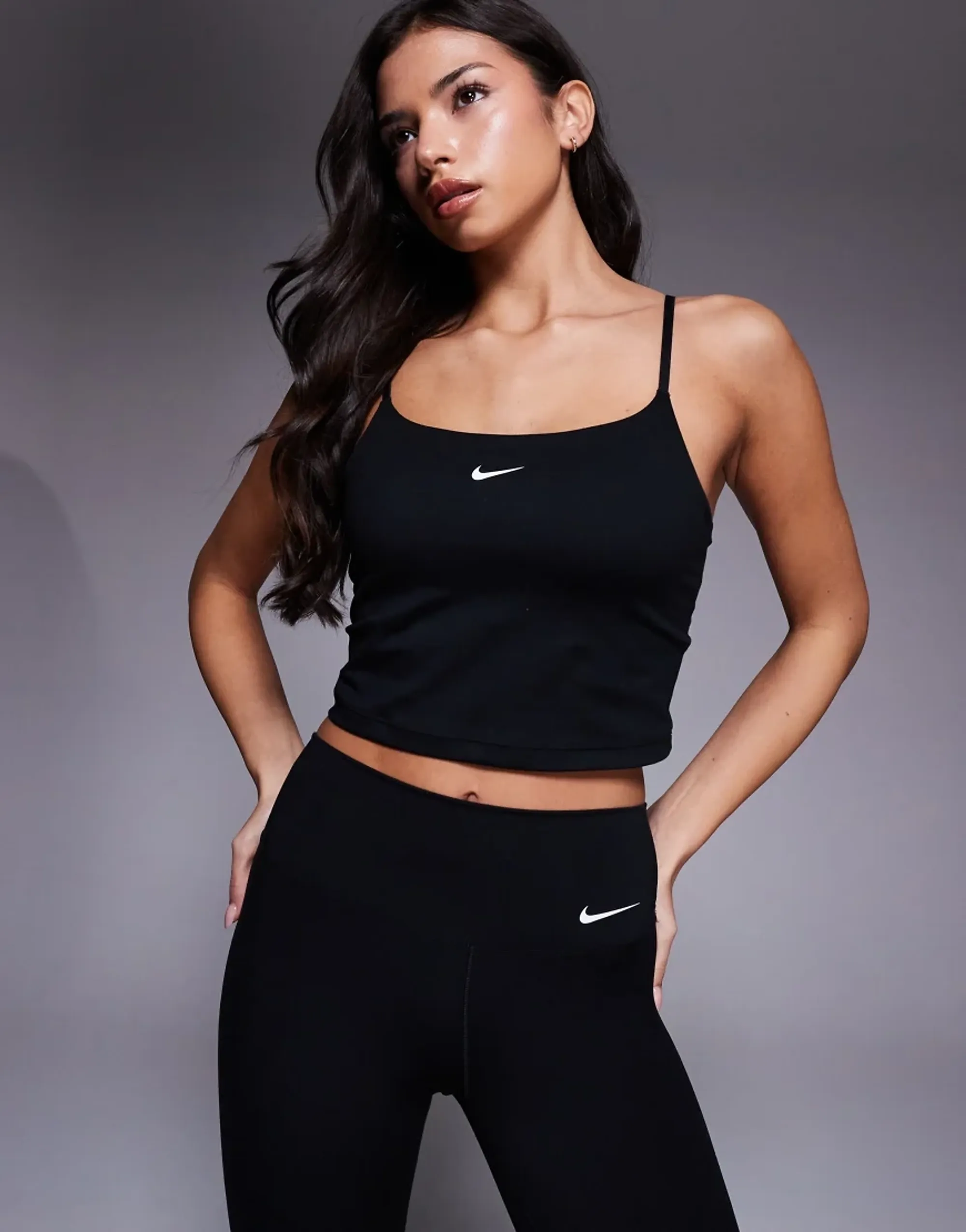 Nike One Training Dri-Fit Bra Tank Top In Black