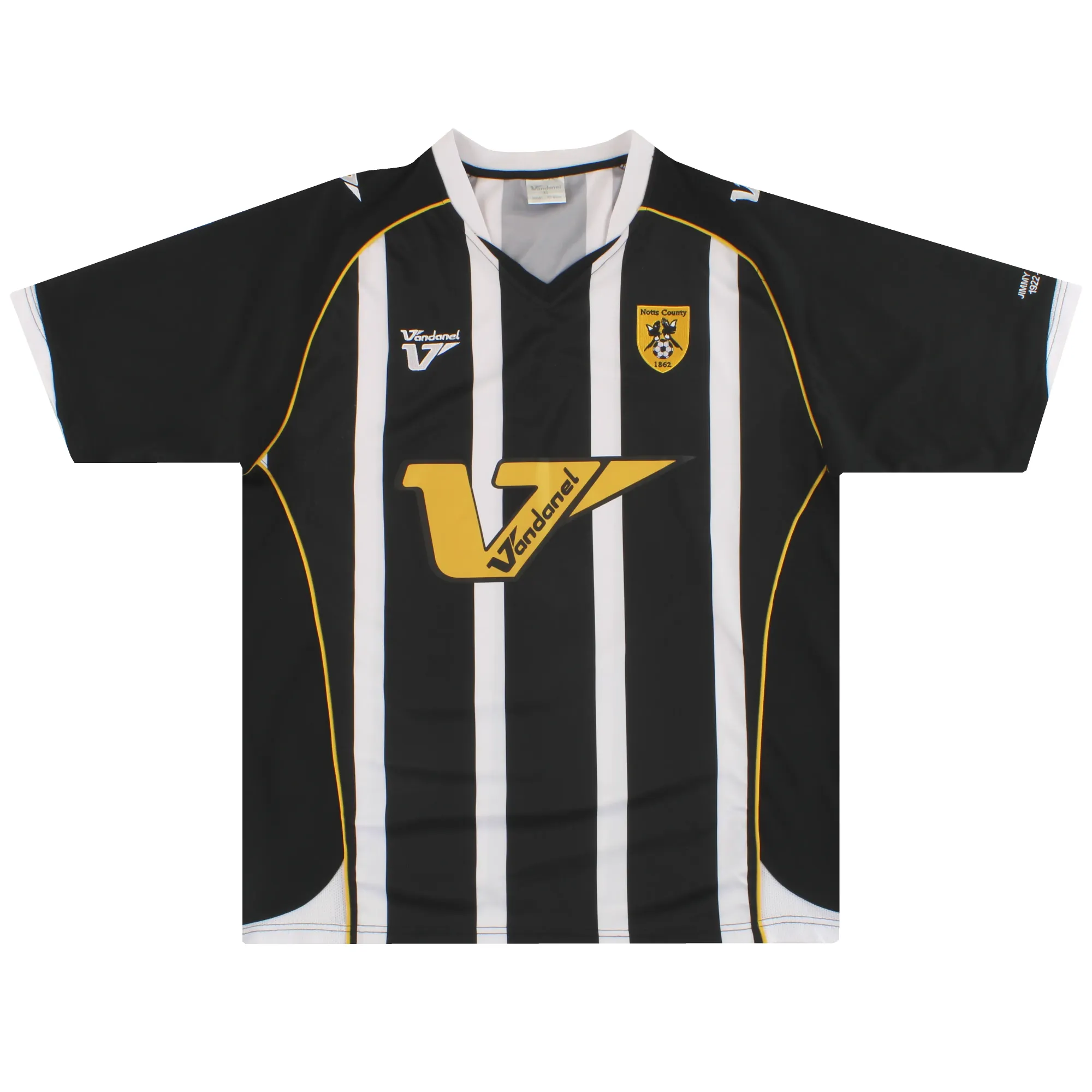 2008-09 Notts County Vandanel Home Shirt XL - Notts County / Excellent