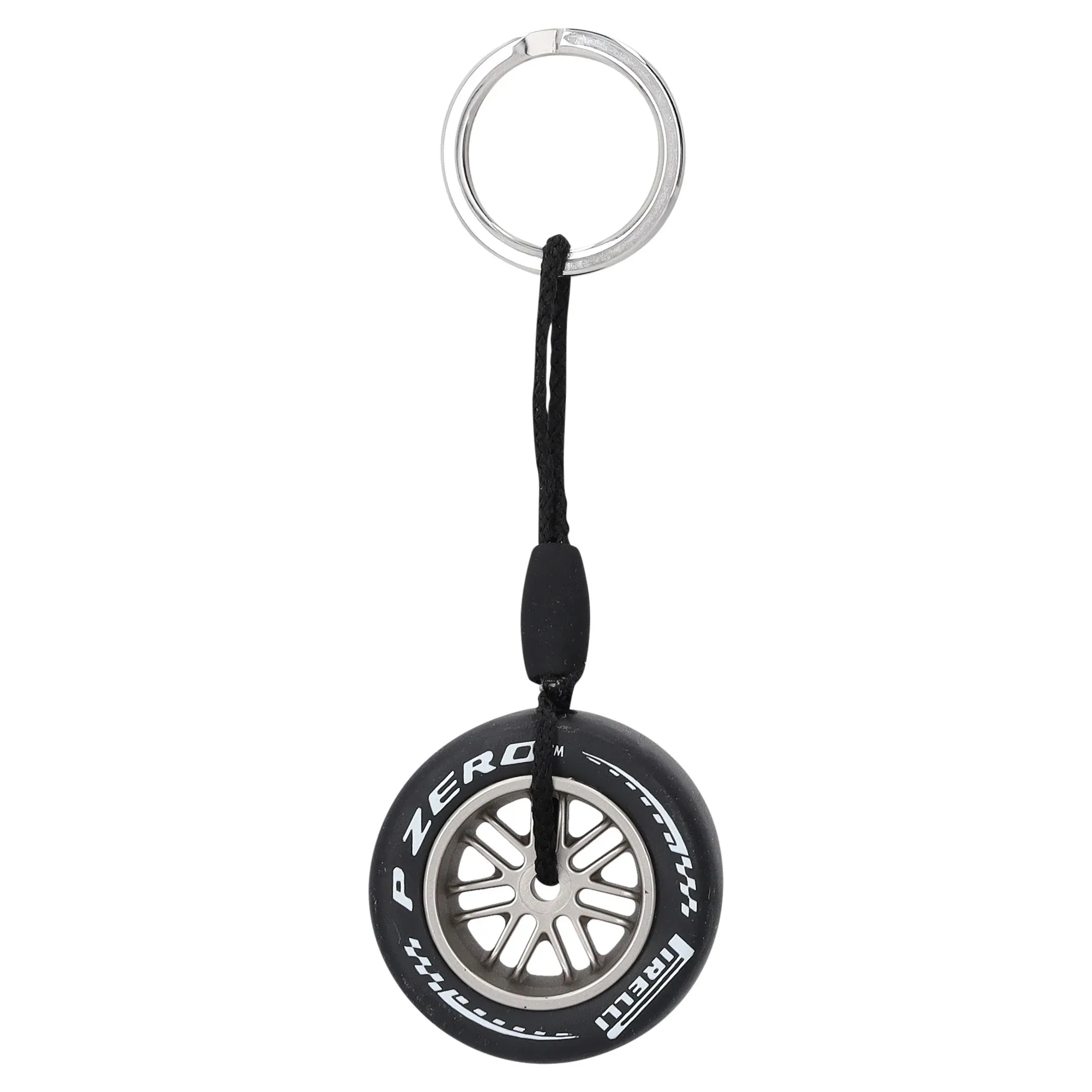 Pirelli Hard Tyre Keyring - White
