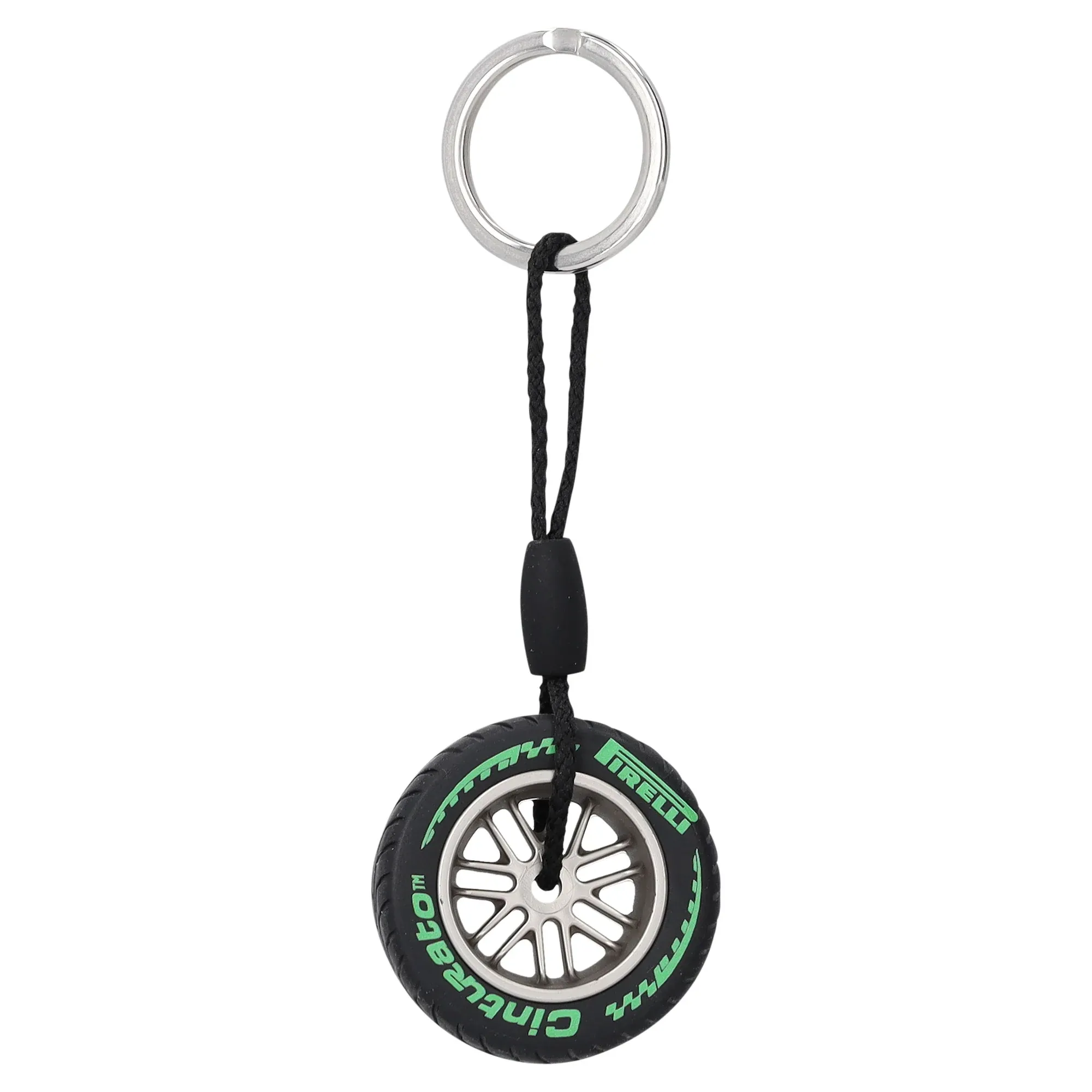 Pirelli Intermediate Tyre Keyring - Green