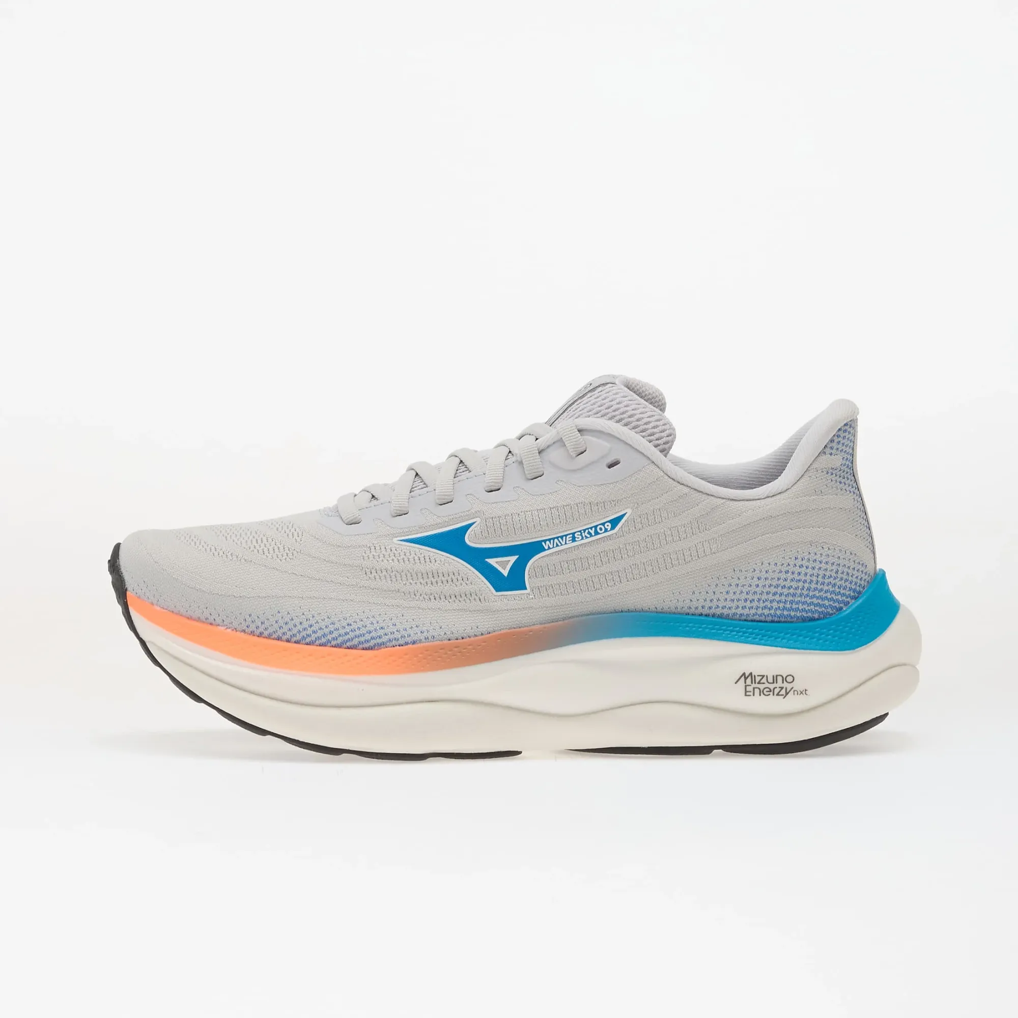 Sneakers Mizuno Wave Sky 9 Cloudscape/ Blue Jewel/ Lava Orange Eur 43