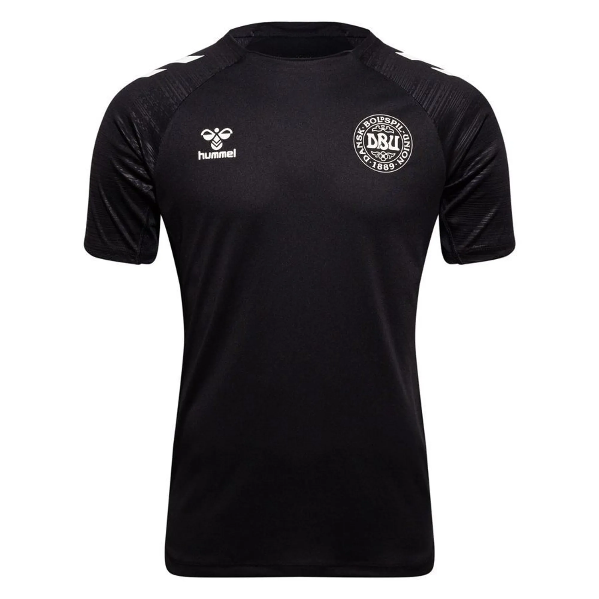 Denmark Training T-Shirt 26 Pro - Black/White - ['Black']