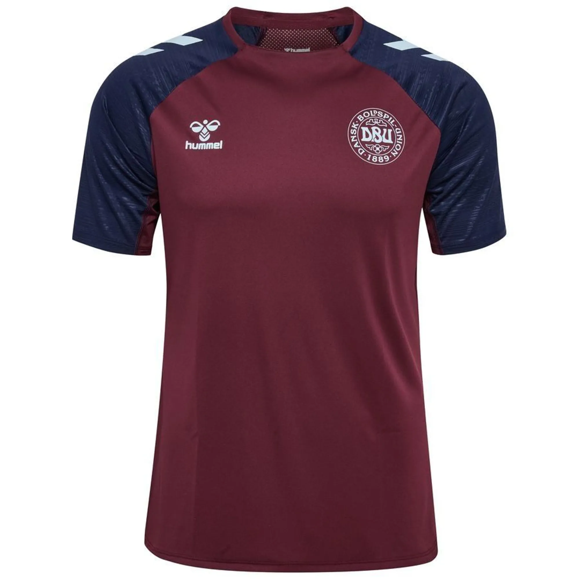Denmark Training T-Shirt 26 Pro - Bordeaux/Peacoat - ['Red']