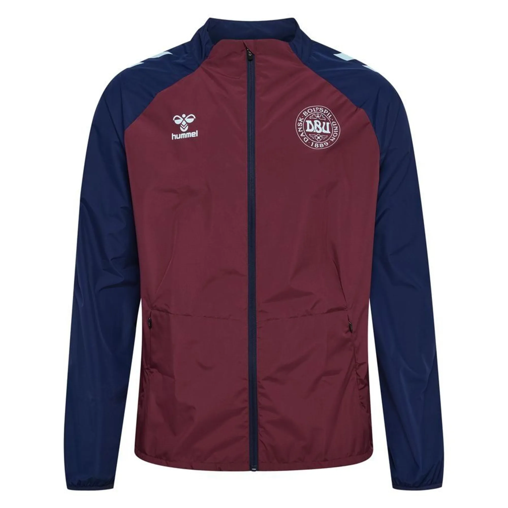 Denmark Training Jacket 26 Pro - Bordeaux/Peacoat - ['Red']