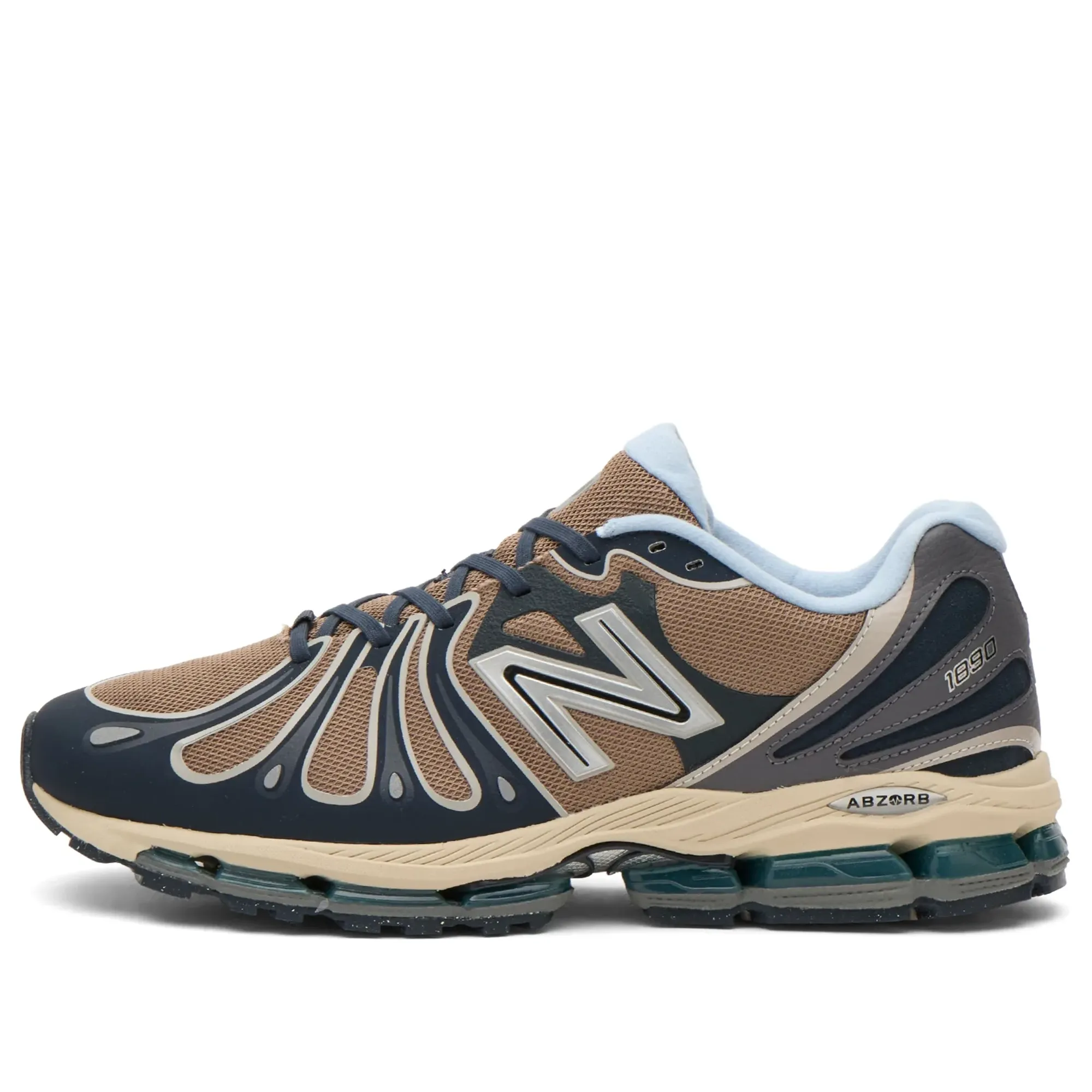 New Balance Unisex Abzorb 1890 in Grey/Brown Synthetic