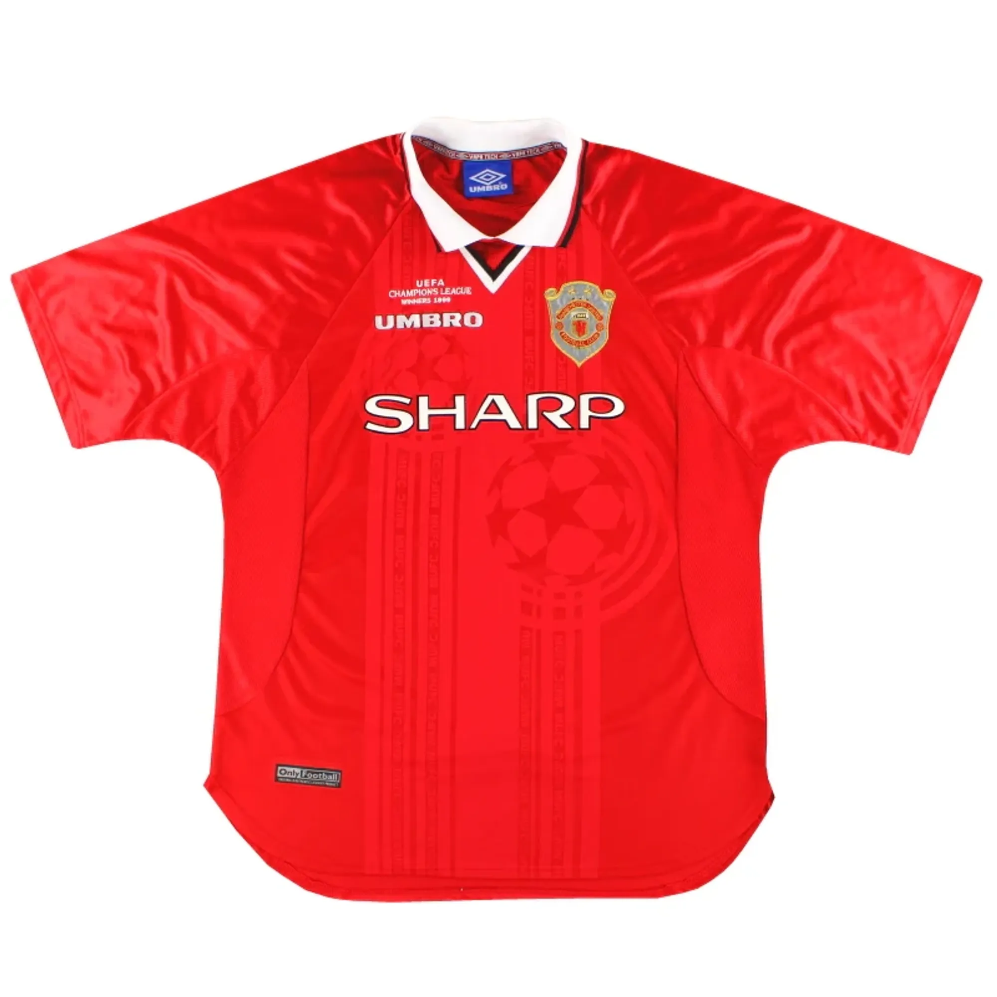 1999-00 Manchester United Umbro CL Winners Shirt *Mint* XL - Manchester United / Mint 