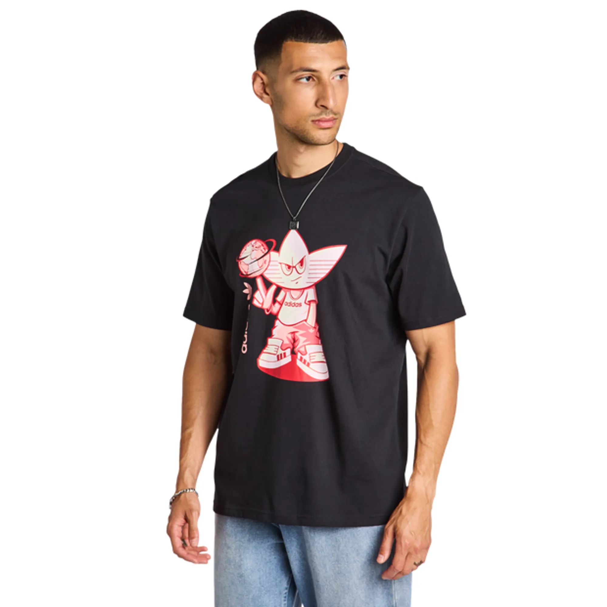 Adidas  Men T-Shirts - Black