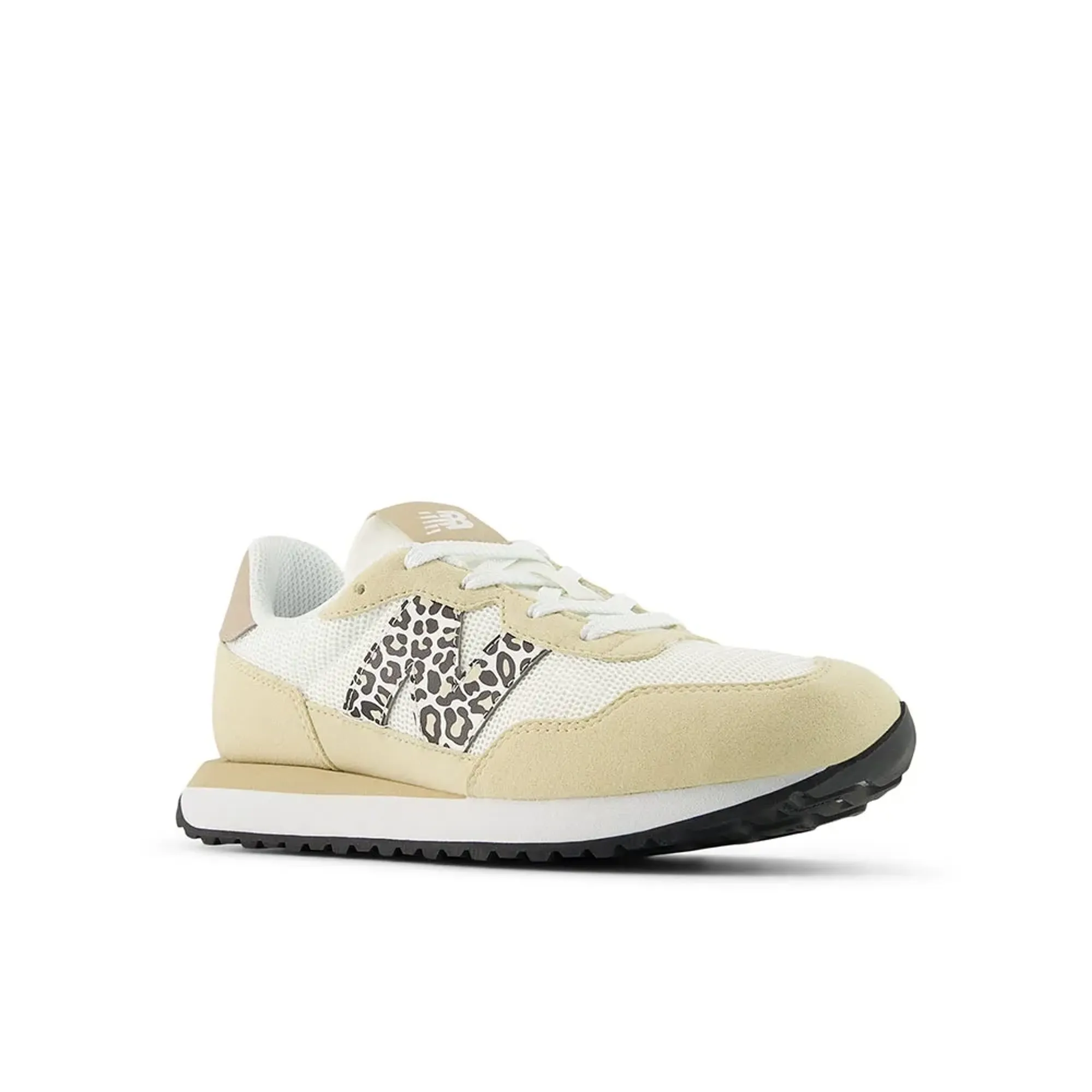 New Balance Kids' 237 Lace in White/Beige Synthetic