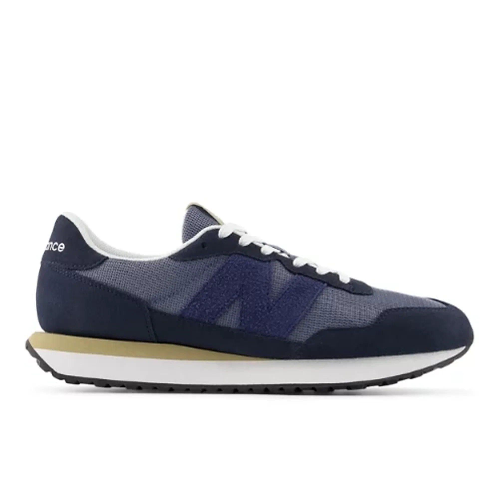 New Balance Men's 237 in Grey/Blue Suede/Mesh