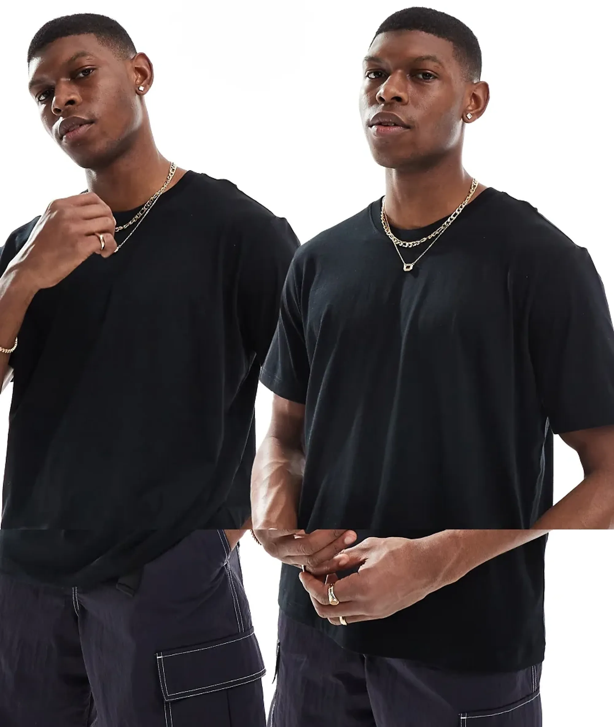 Champion 2 Pack T-Shirt In Black