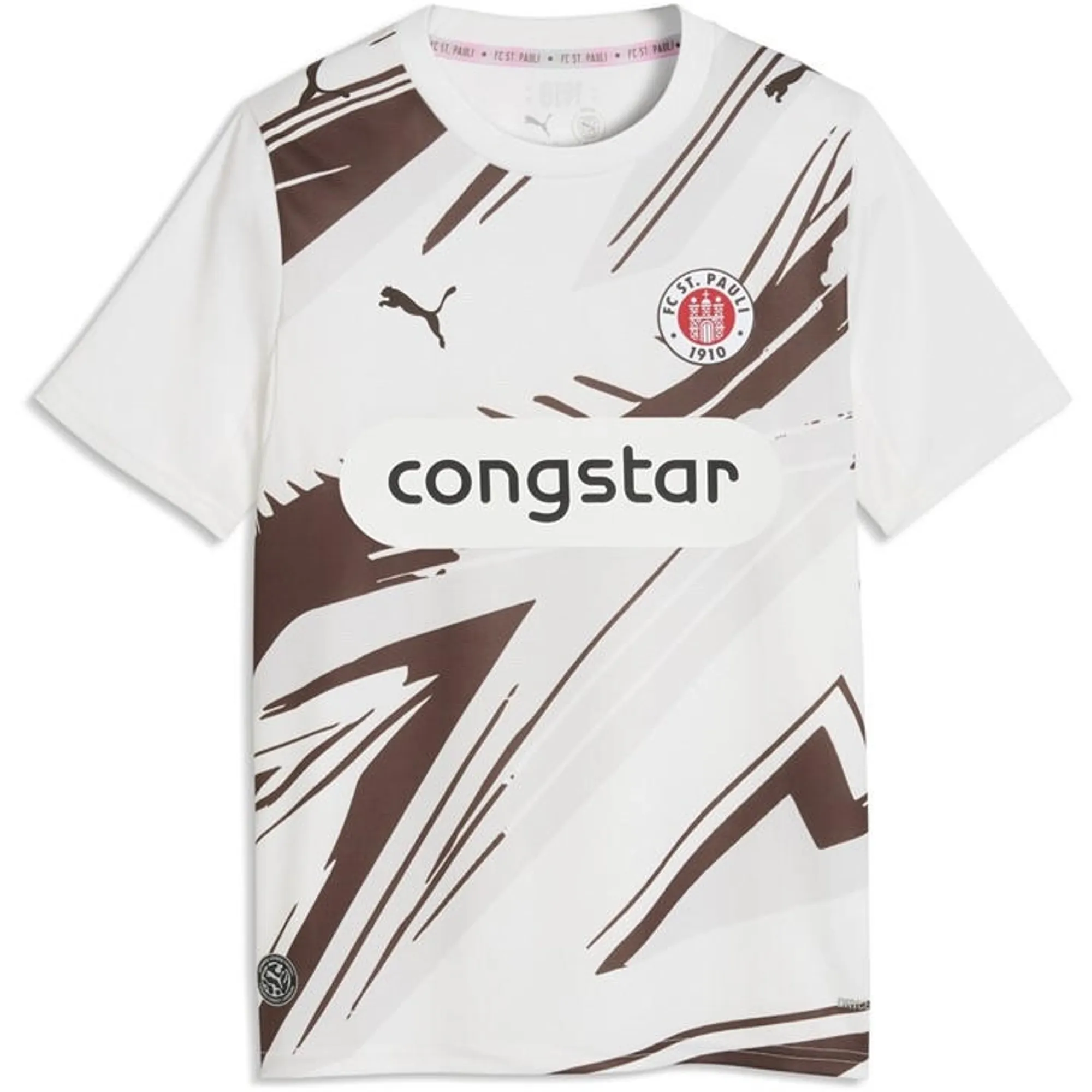 PUMA FC St. Pauli 26/27 Away Jersey Youth in White | Size 11-12 Youth