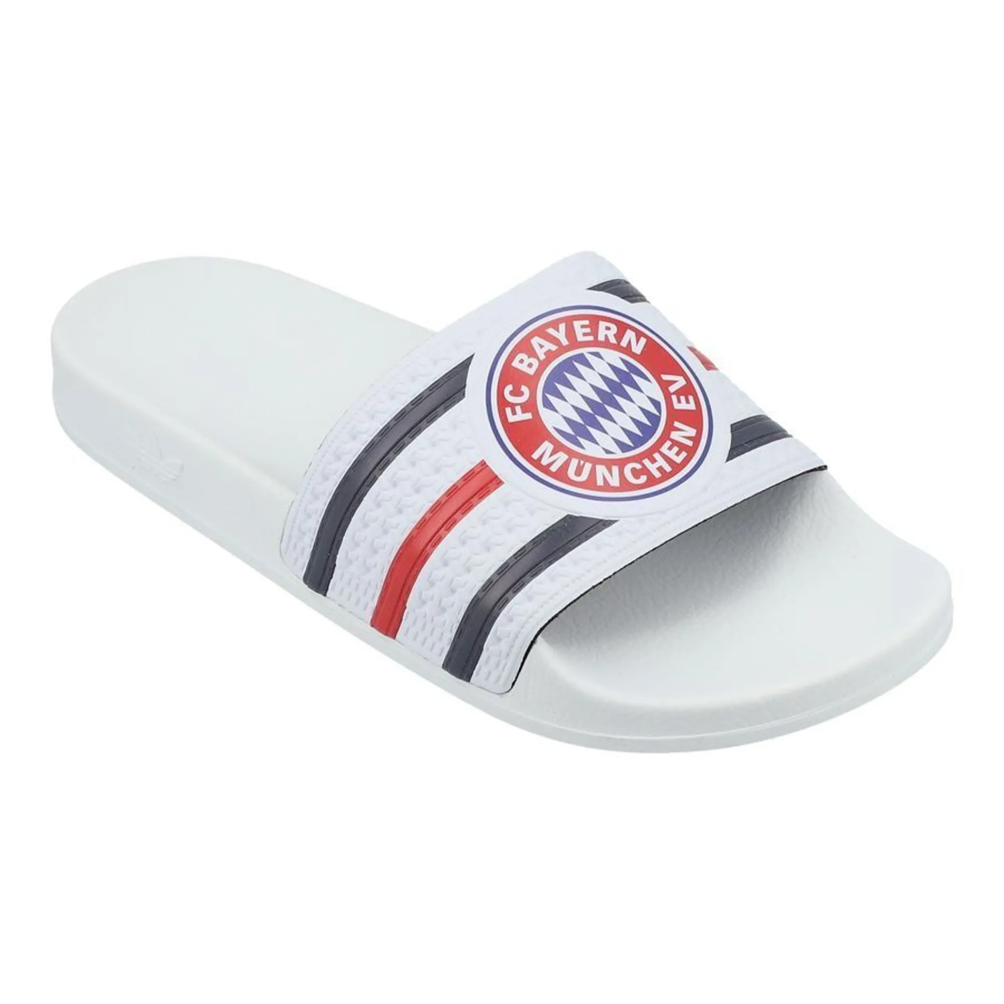 Bayern München Slide Trefoil - Footwear White/Better Scarlet/Night Indigo - ['White']