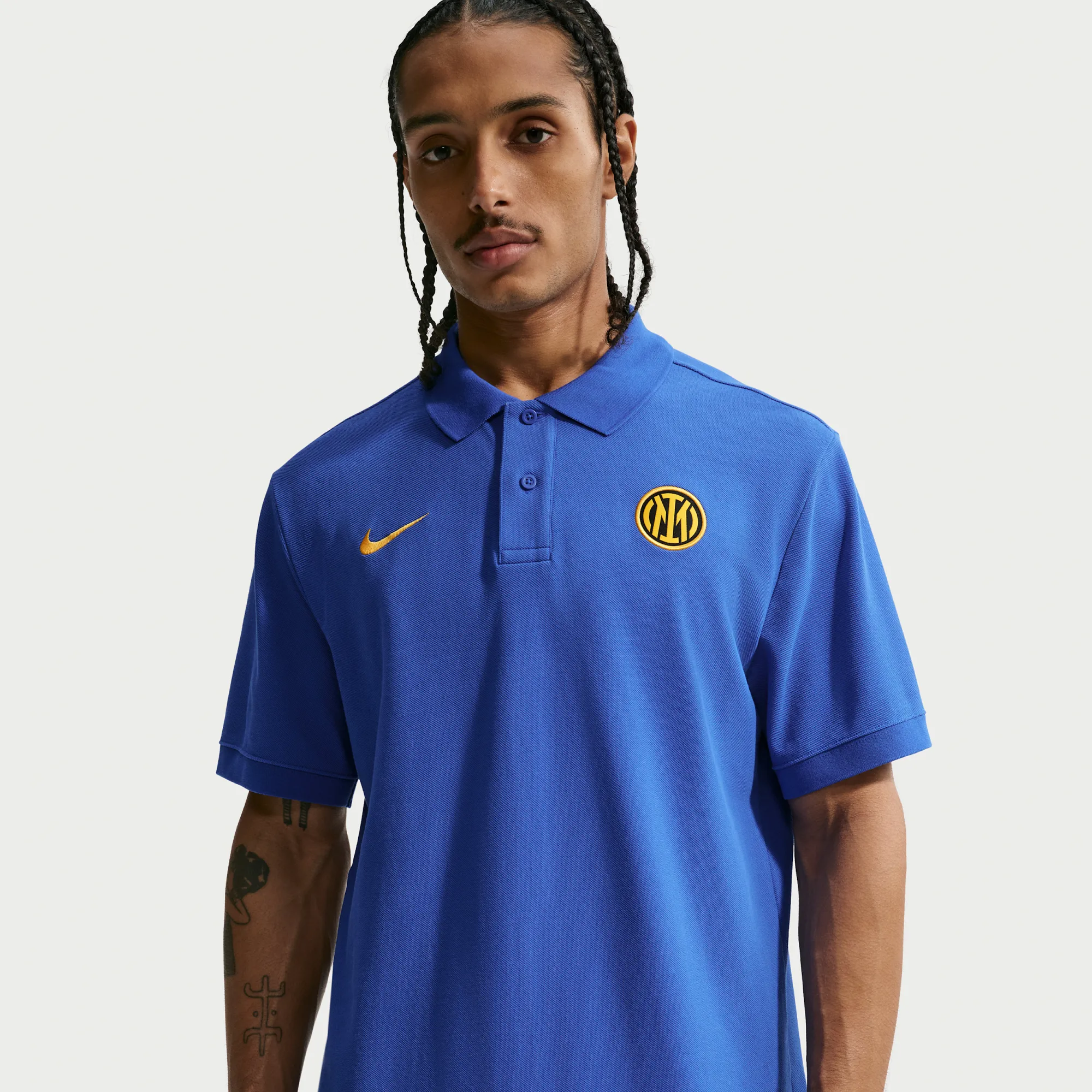 Inter Milan Club Men's Nike Football Polo - Blue