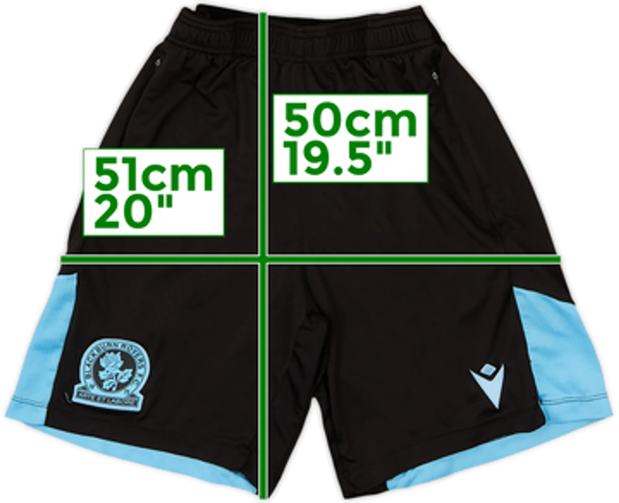 2021-22 Blackburn Macron Training Shorts - 8/10 - (M)