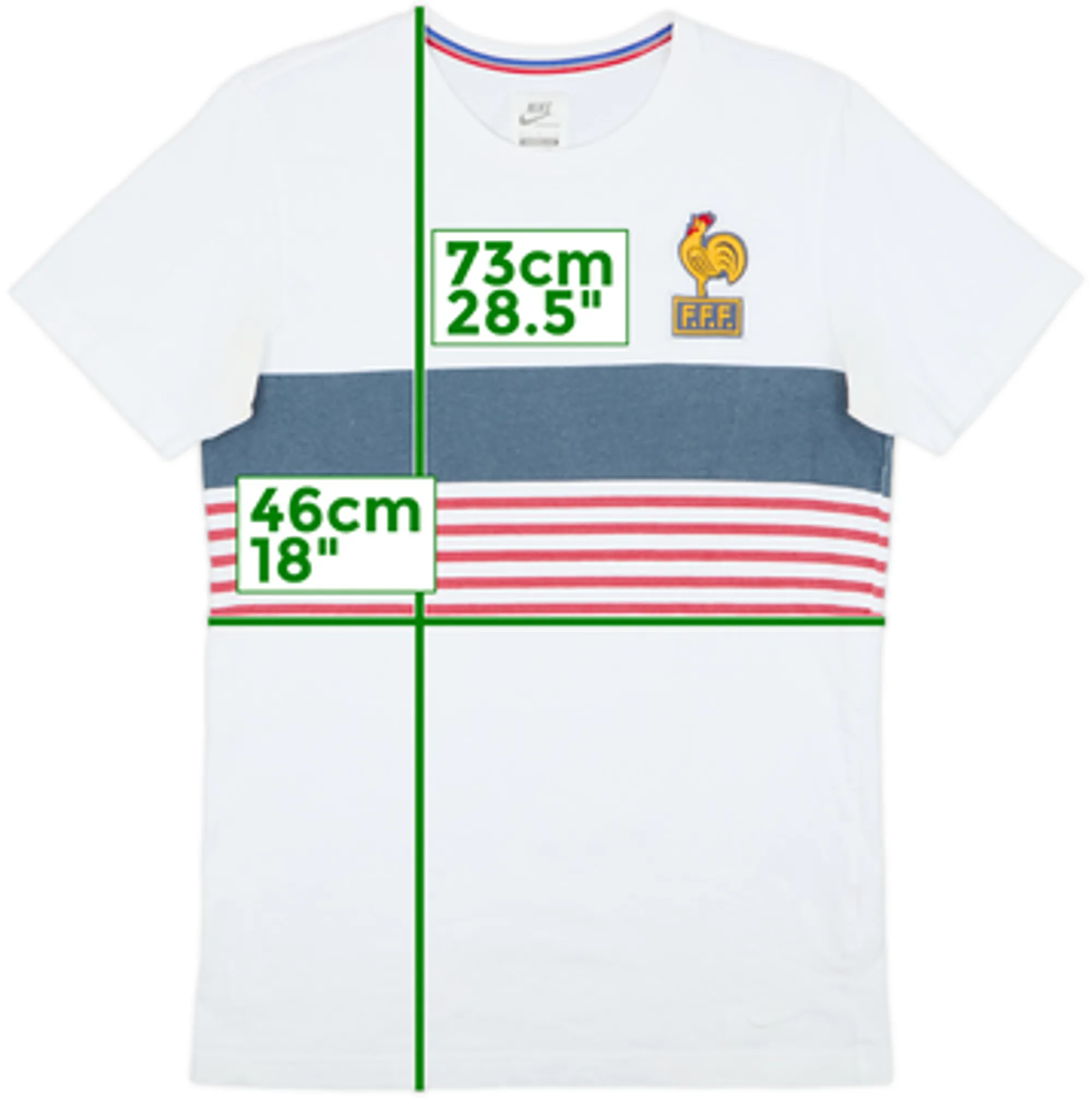 2013-14 France Nike Cotton Tee - 6/10 - (M)
