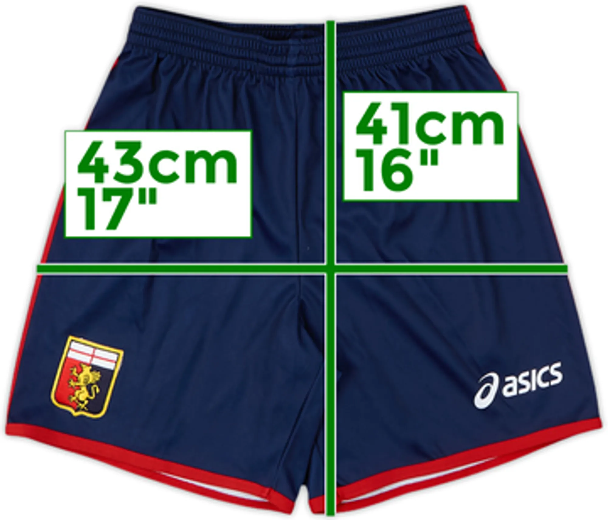 2008-09 Genoa Home Shorts - 10/10 - (M.Boys)