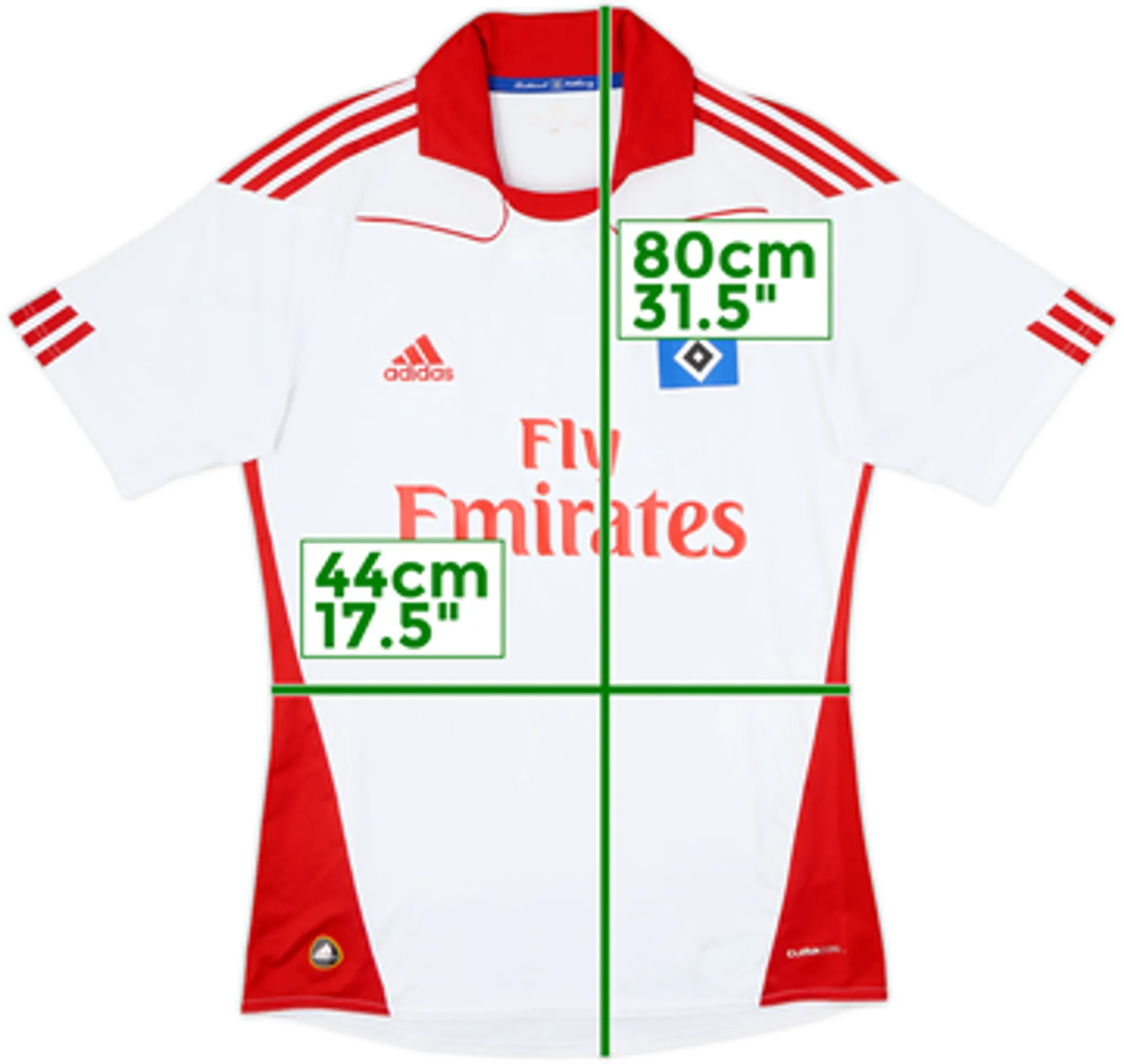 2010-11 Hamburg Home Shirt - 8/10 - (S)