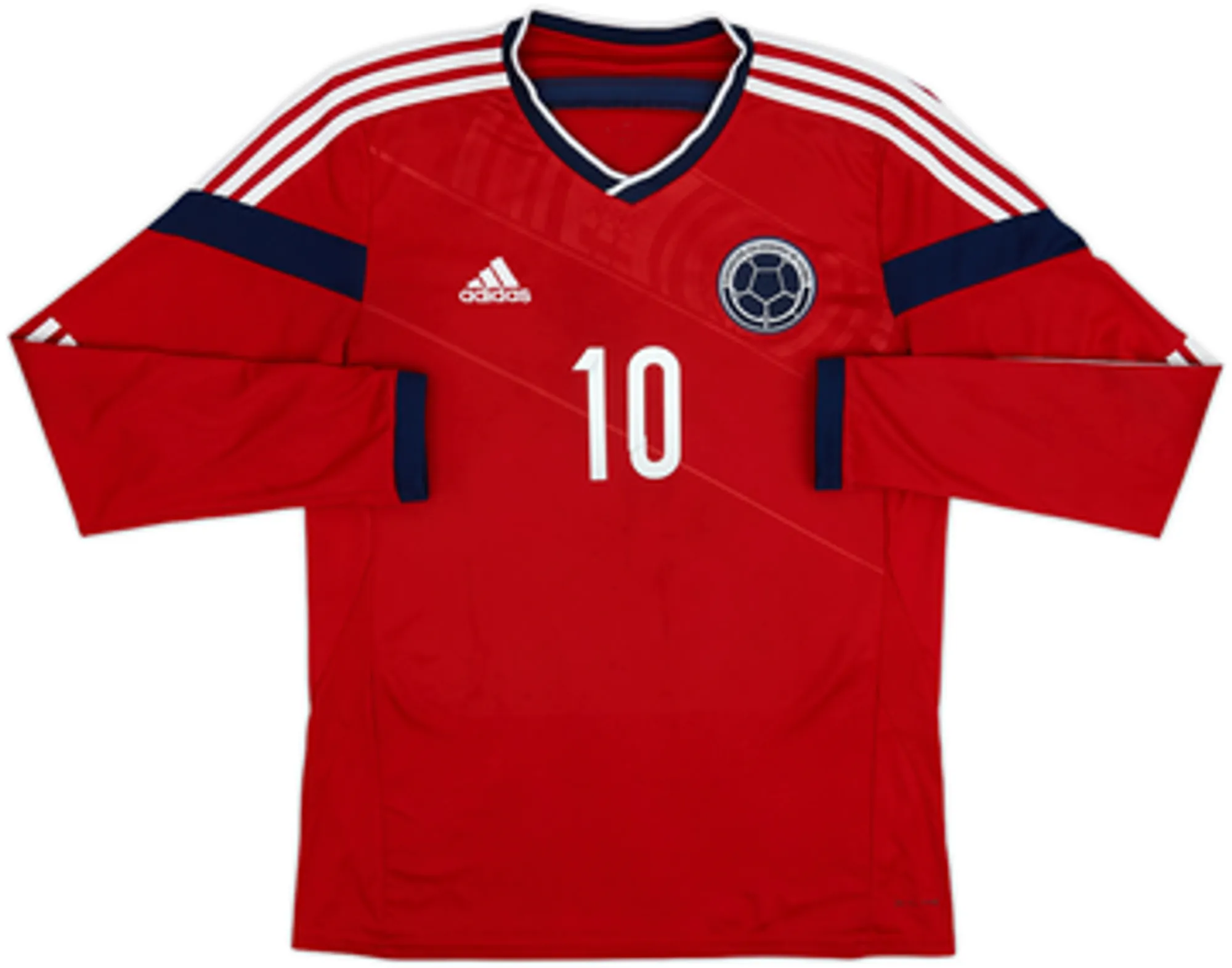 2014-15 Colombia Away L/S Shirt James #10 - 8/10 - (M)
