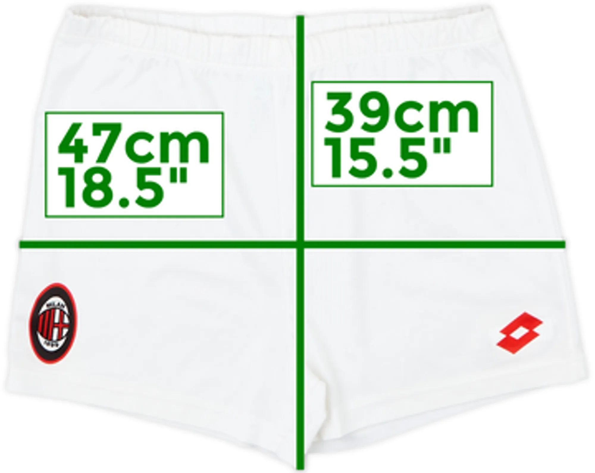 1997-98 AC Milan Basic Lotto Training Shorts - 8/10 - (M)