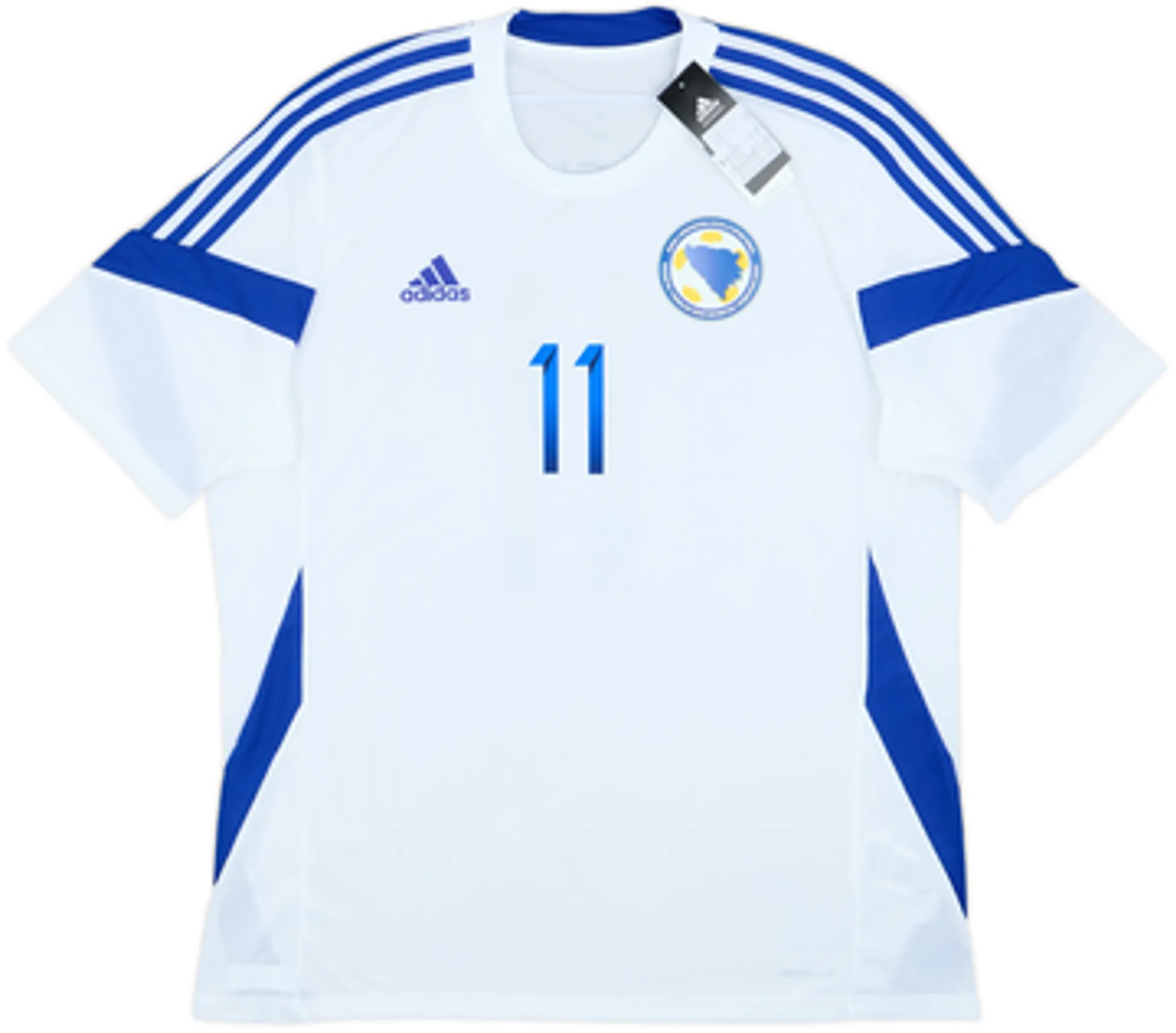 2014-15 Bosnia & Herzegovina Away Shirt Dzeko #11 (L)