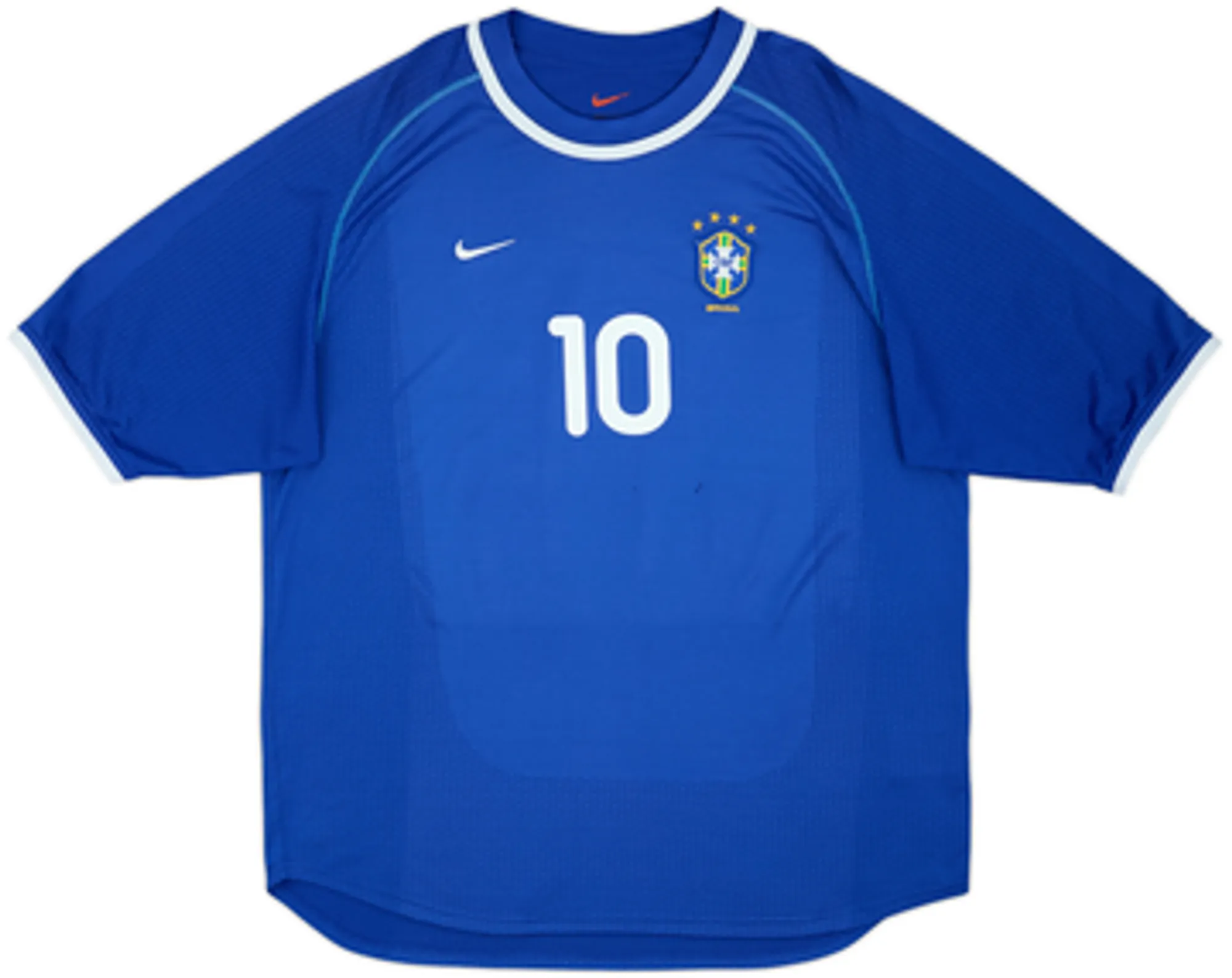 2000-02 Brazil Away Shirt Rivaldo #10 - 5/10 - (XL)