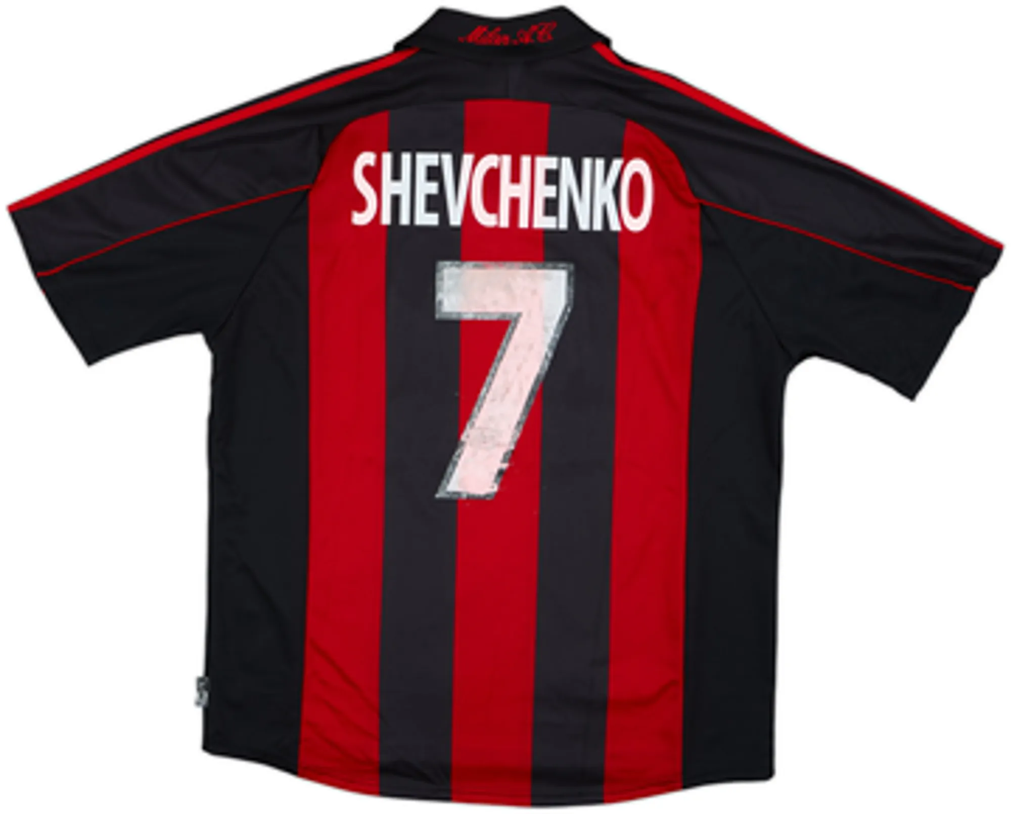 2000-02 AC Milan Home Shirt Shevchenko #7 - 5/10 - (XL)