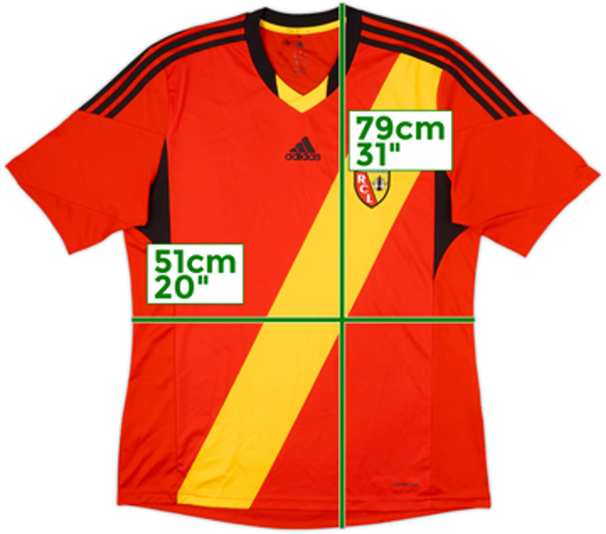 2013-14 Lens Home Shirt - 6/10 - (L)