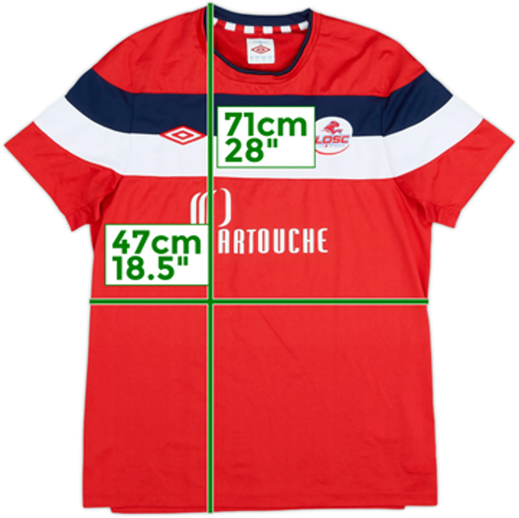 2011-12 Lille Home Shirt - 9/10 - (S)