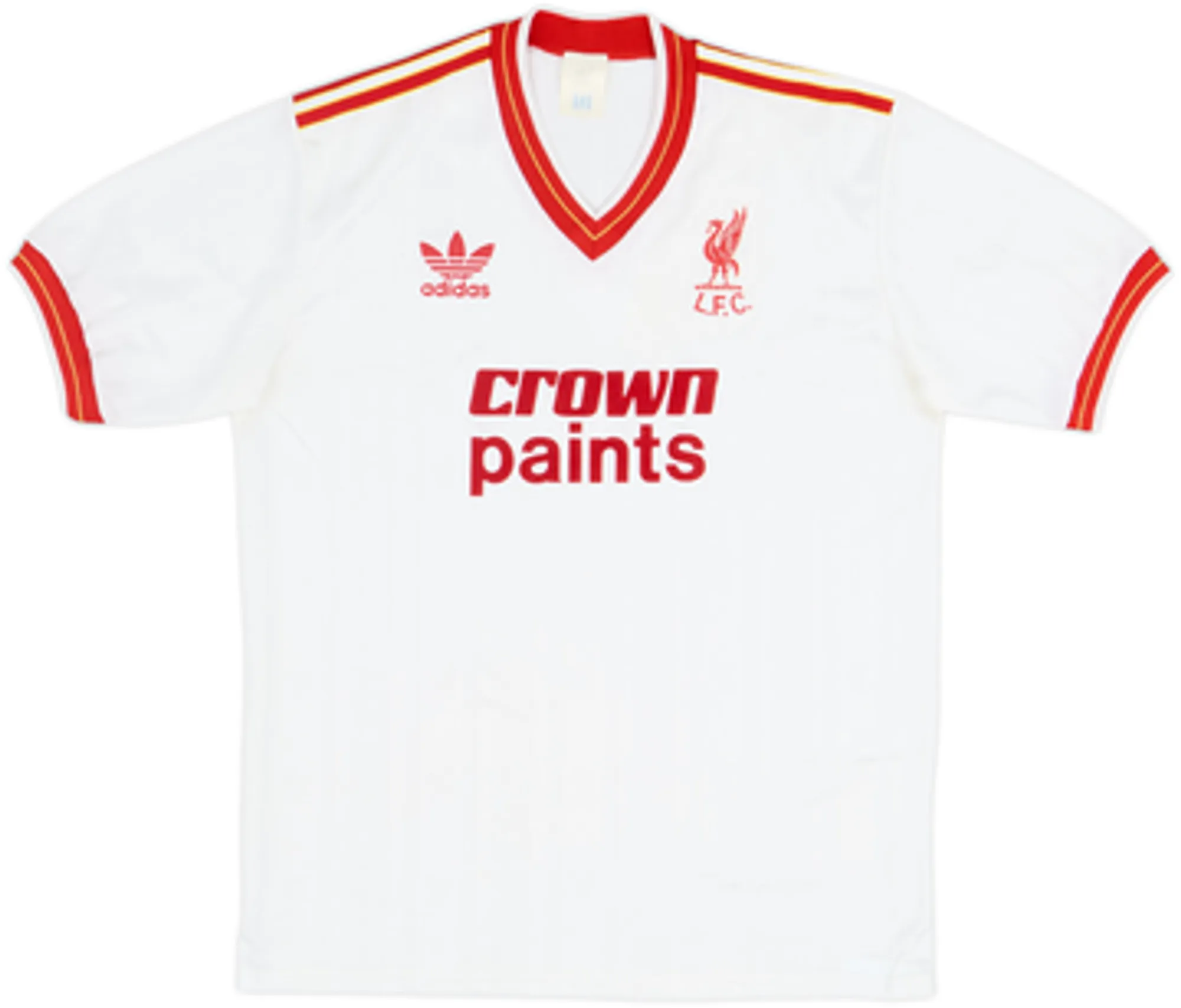 1985-86 Liverpool Away Full Kit - 8/10 - (L)