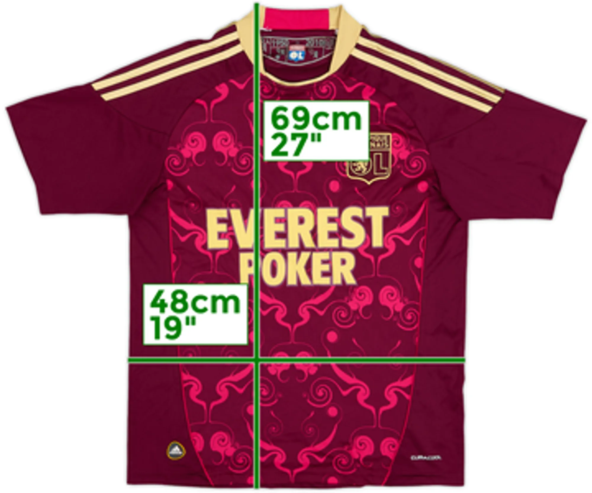 2010-11 Lyon Away Shirt - 8/10 - (L.Boys)