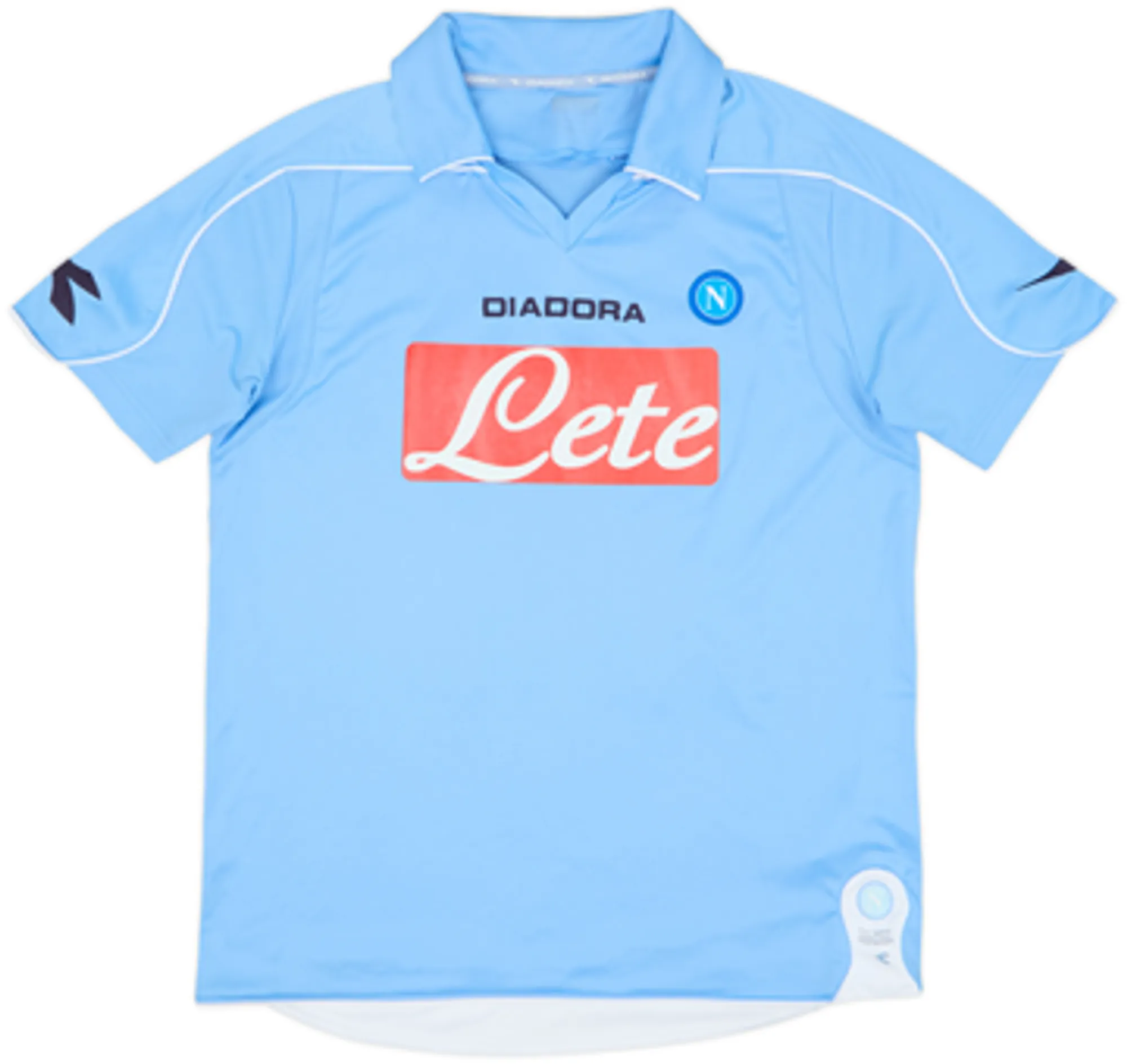 2008-09 Napoli Home Shirt Zalayeta #25 - 6/10 - (L)