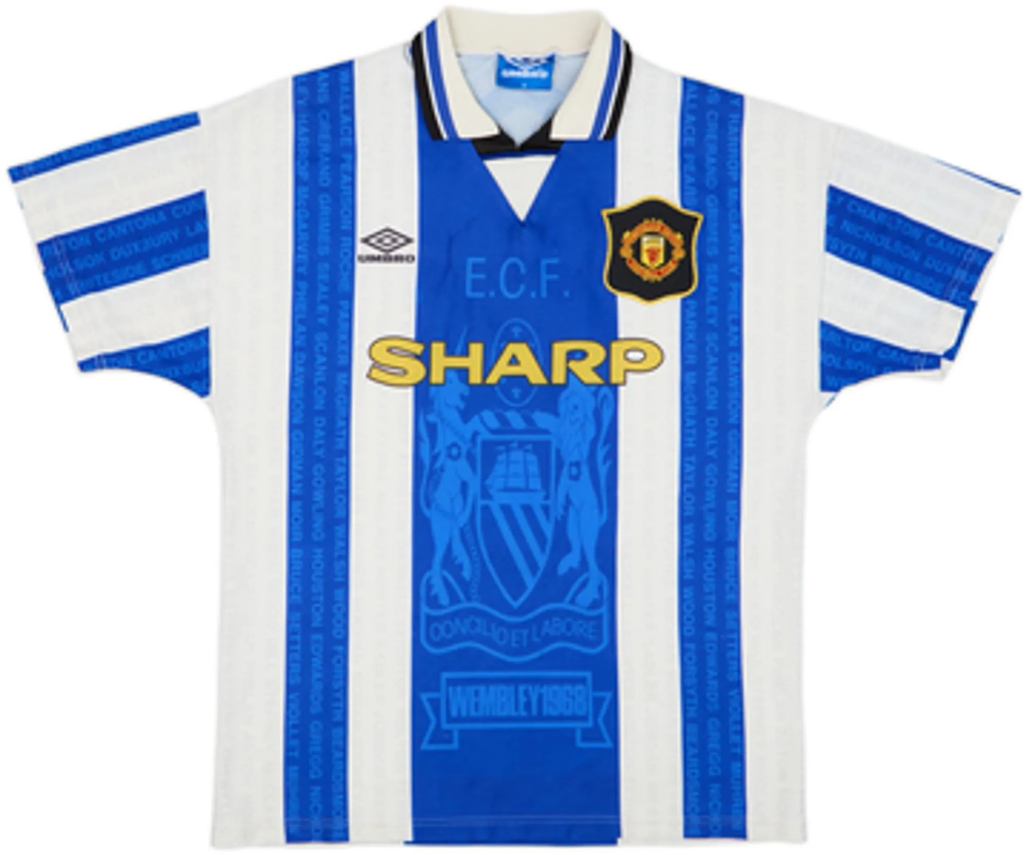 1994-96 Manchester United Third Shirt Sharpe #2 - 8/10 - (M)