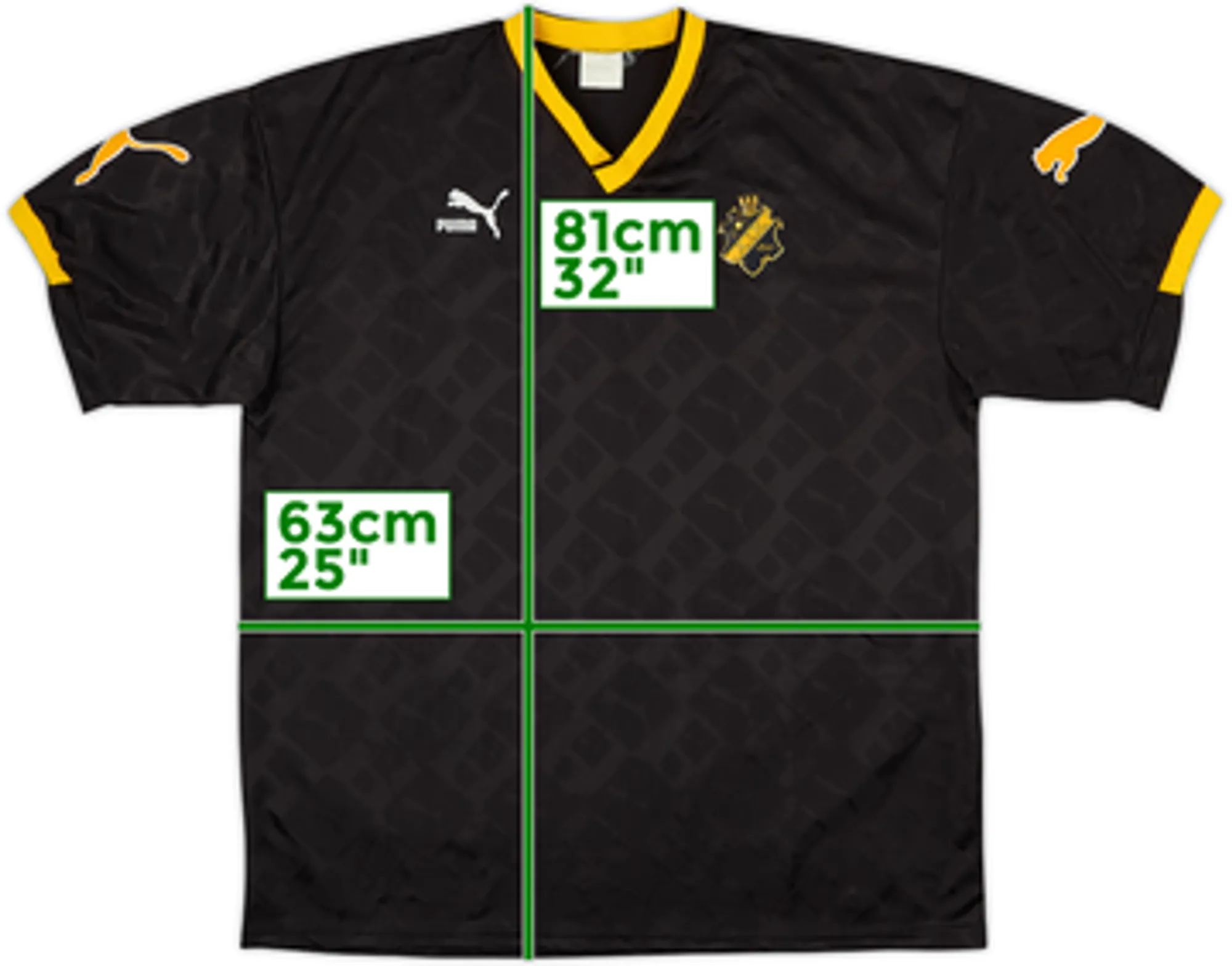1992-94 AIK Stockholm Home Shirt - 9/10 - (XL)