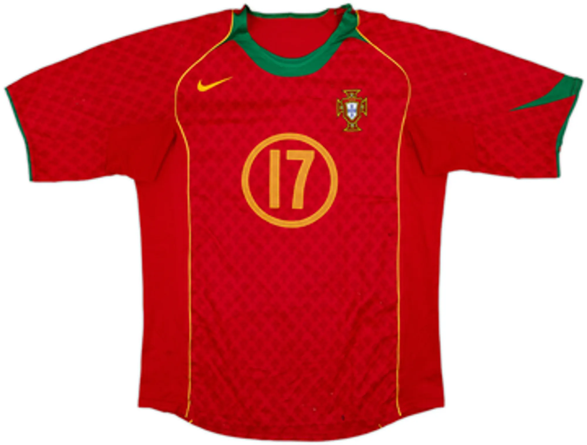 2004-06 Portugal Home Shirt C.Ronaldo #17 - 4/10 - (M)