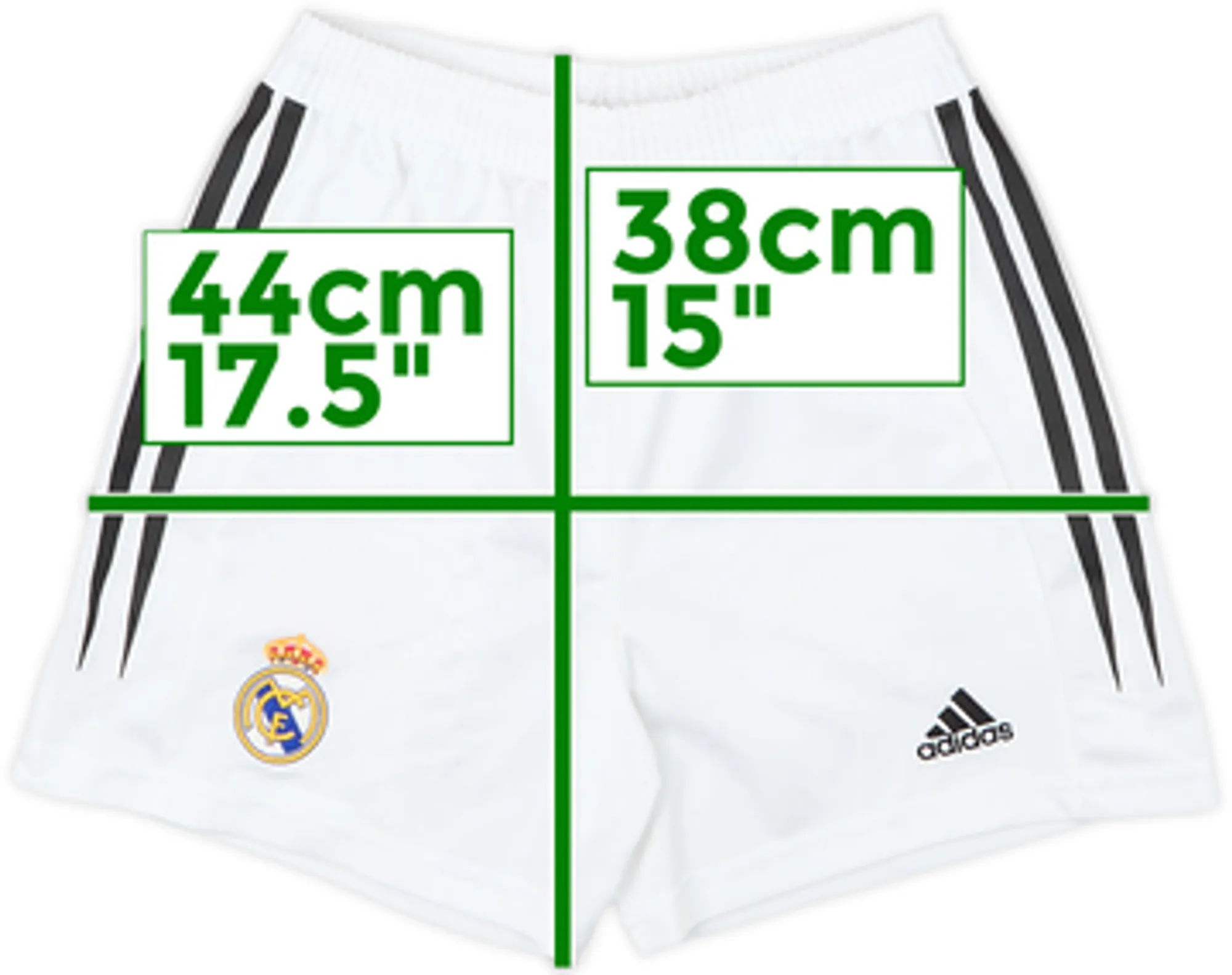 2004-05 Real Madrid Home Shorts - 8/10 - (M.Boys)