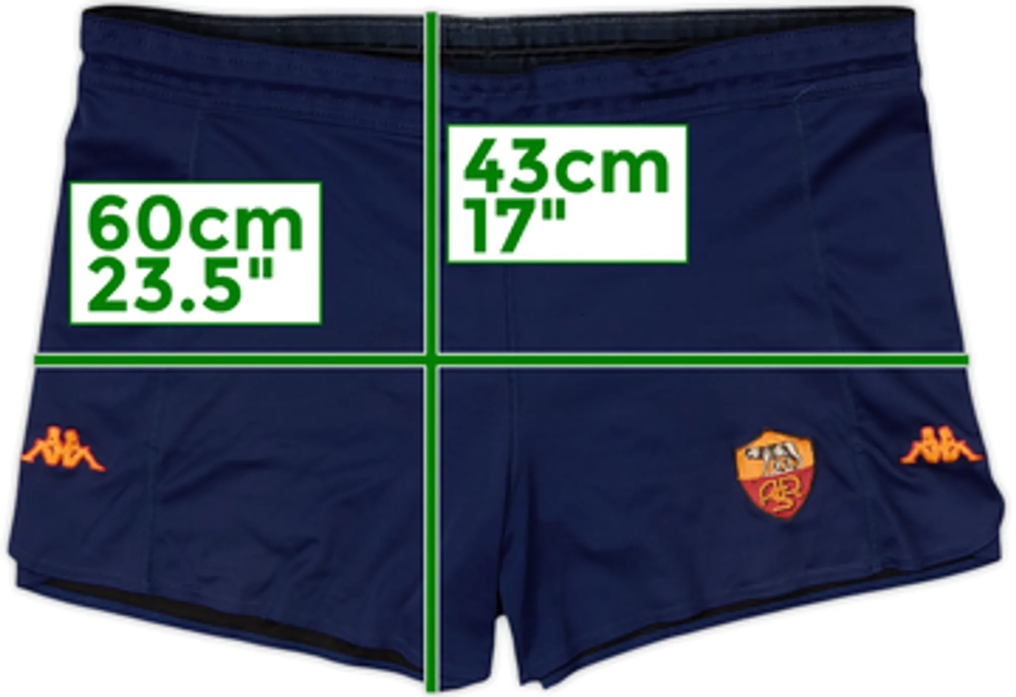 2001-02 Roma European Home Shorts - 5/10 - (XL)