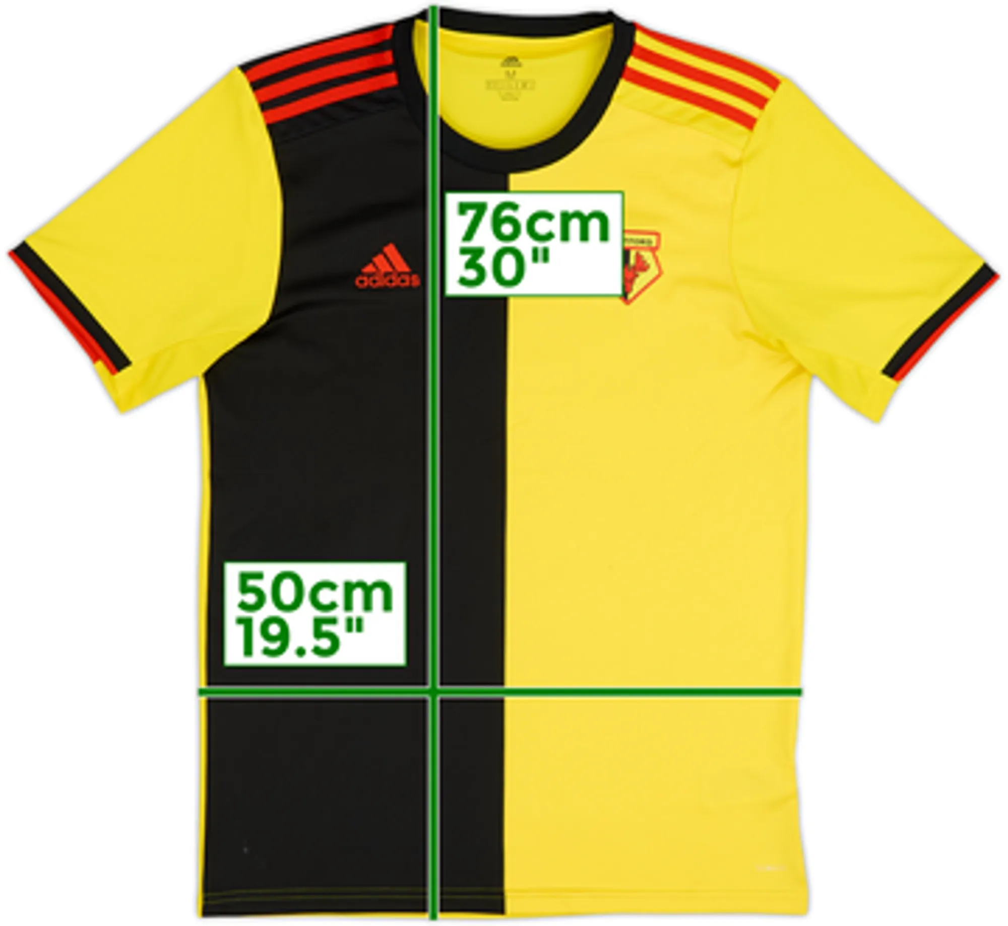 2019-20 Watford Home Shirt - 8/10 - (M)