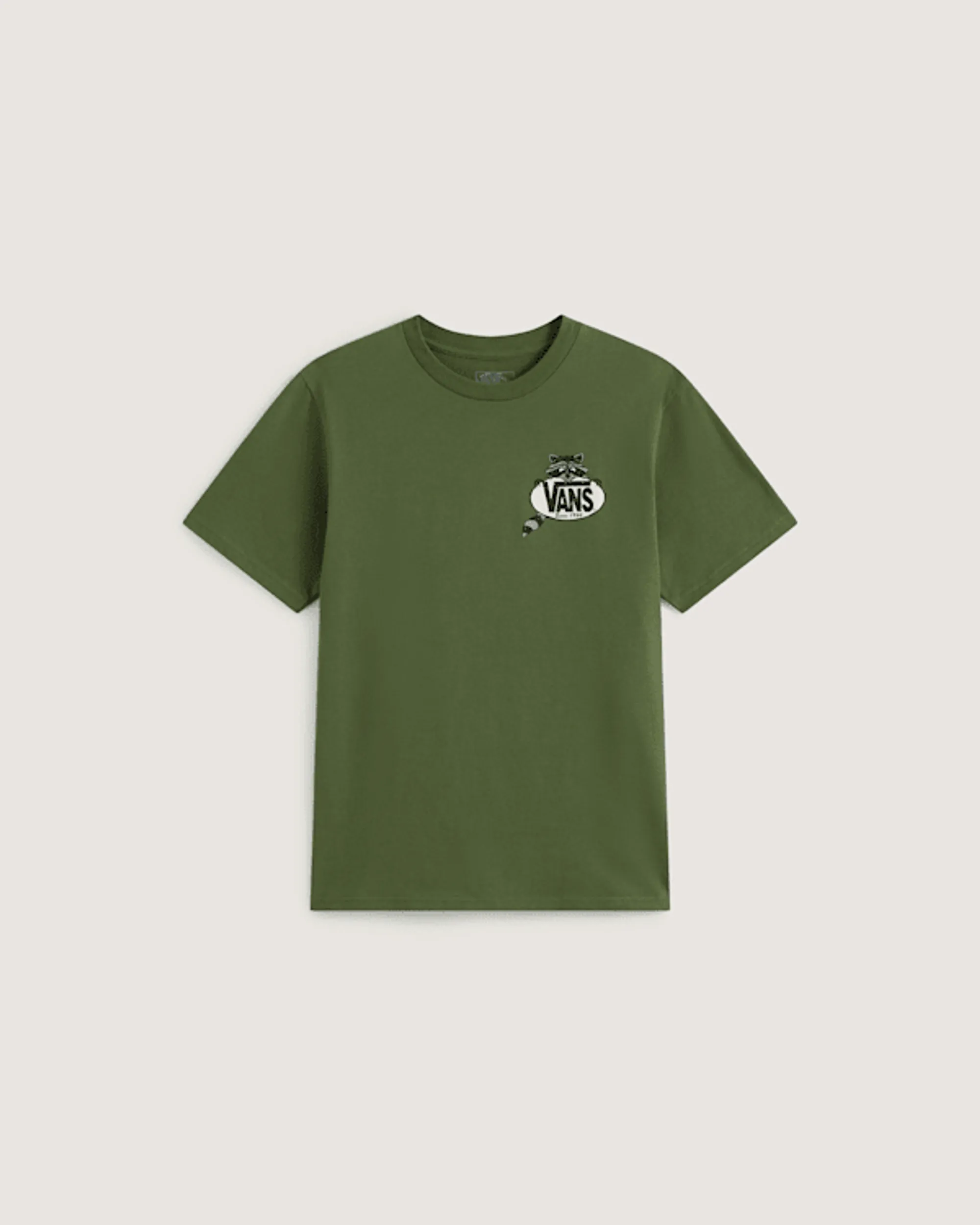 Vans - Kids Dumpster Raccoon T-Shirt (8-14 Years), Green