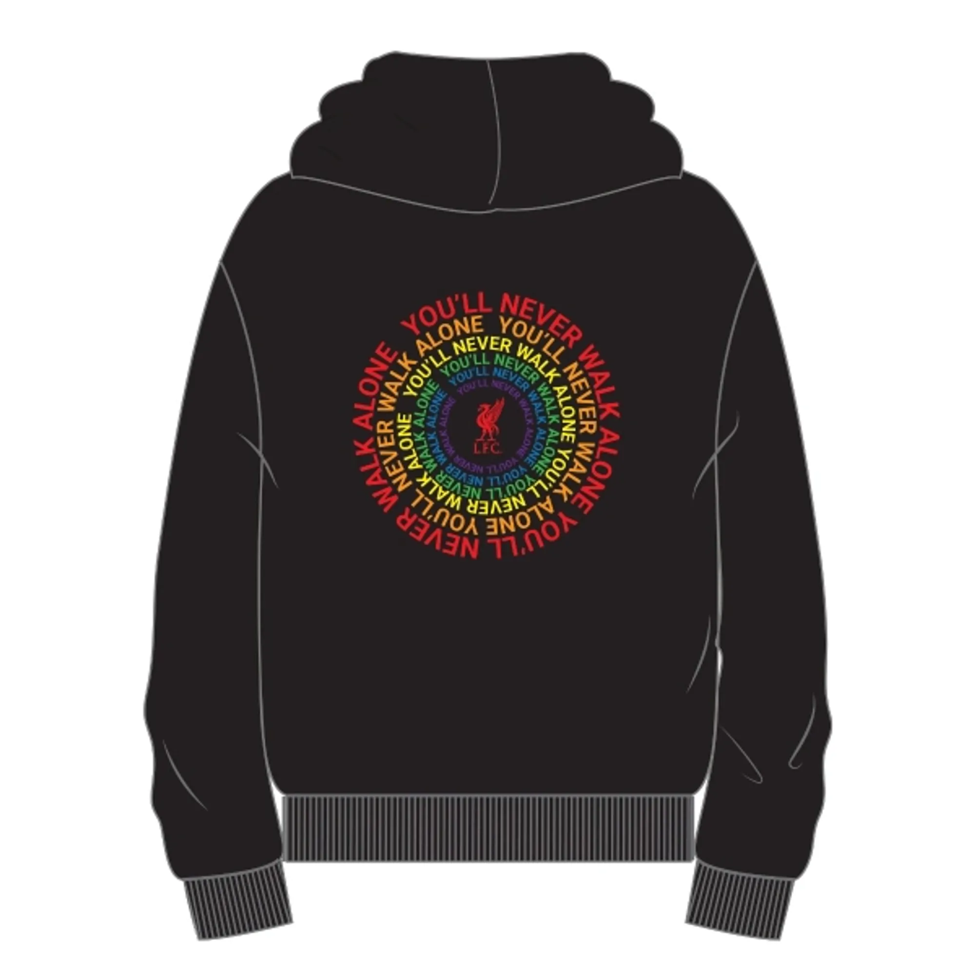 LFC Adults Pride Hoodie Black
