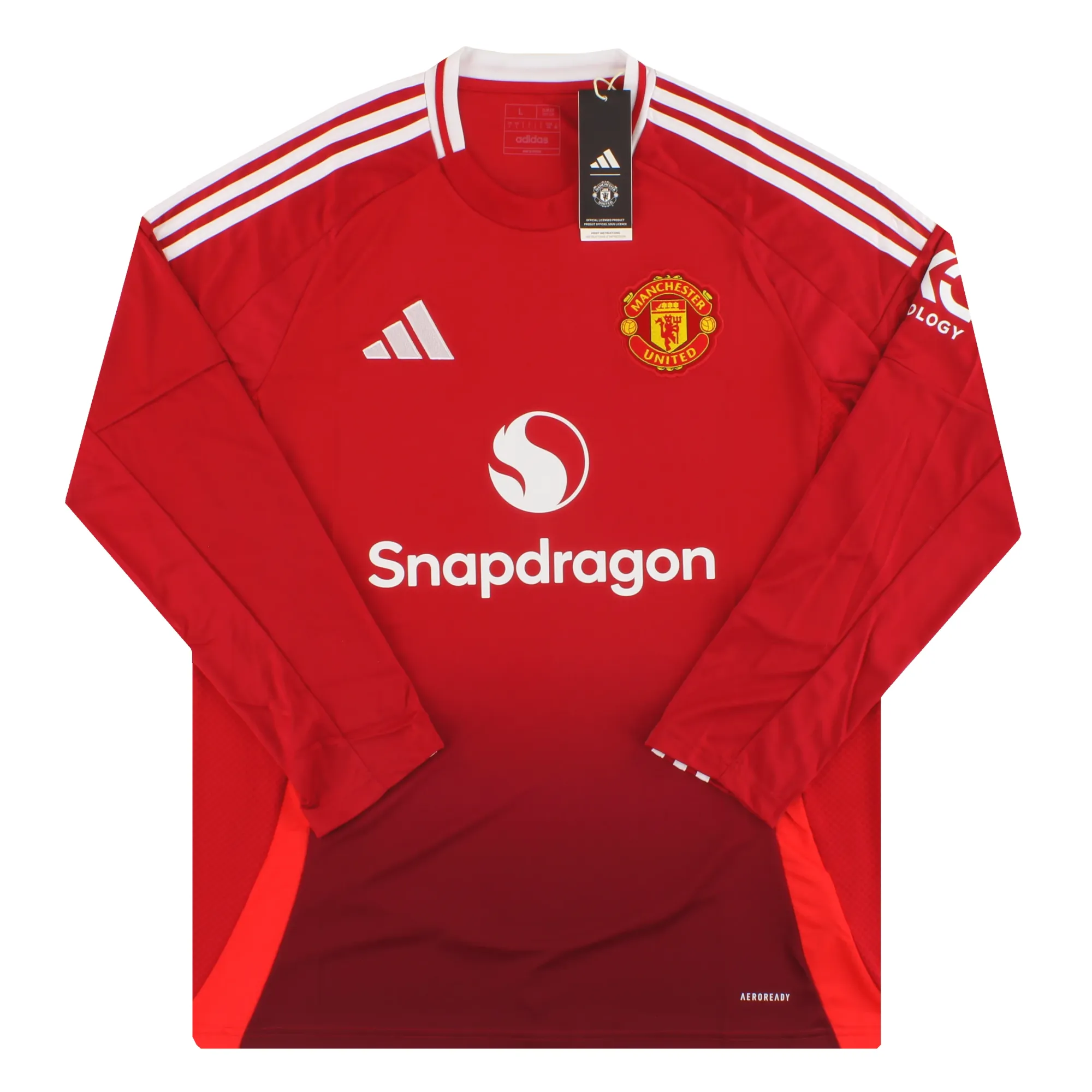 2024-25 Manchester United adidas Home Shirt L/S *BNIB* - Manchester United / BNIB 