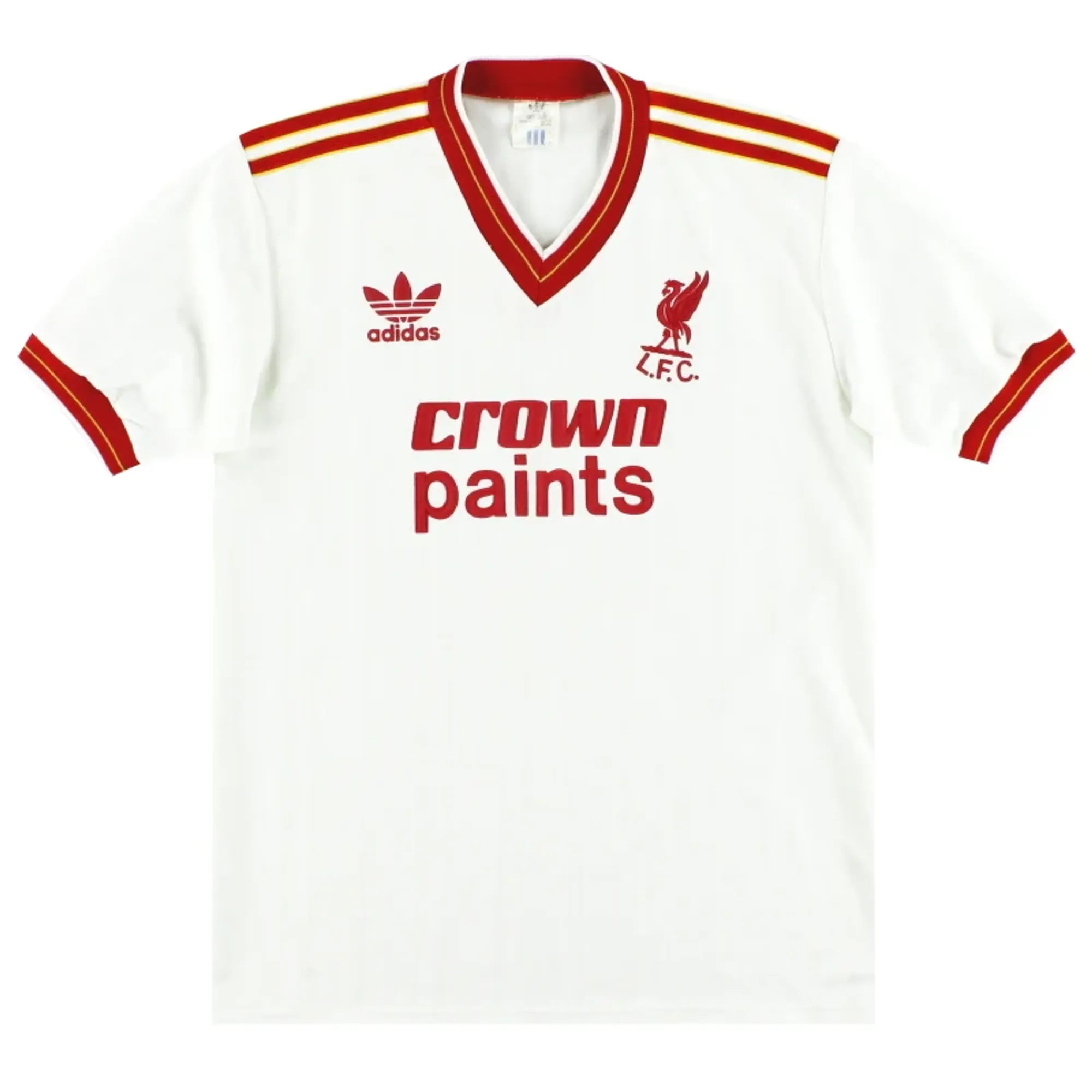 1986-87 Liverpool adidas Away Shirt M - Liverpool / Excellent 