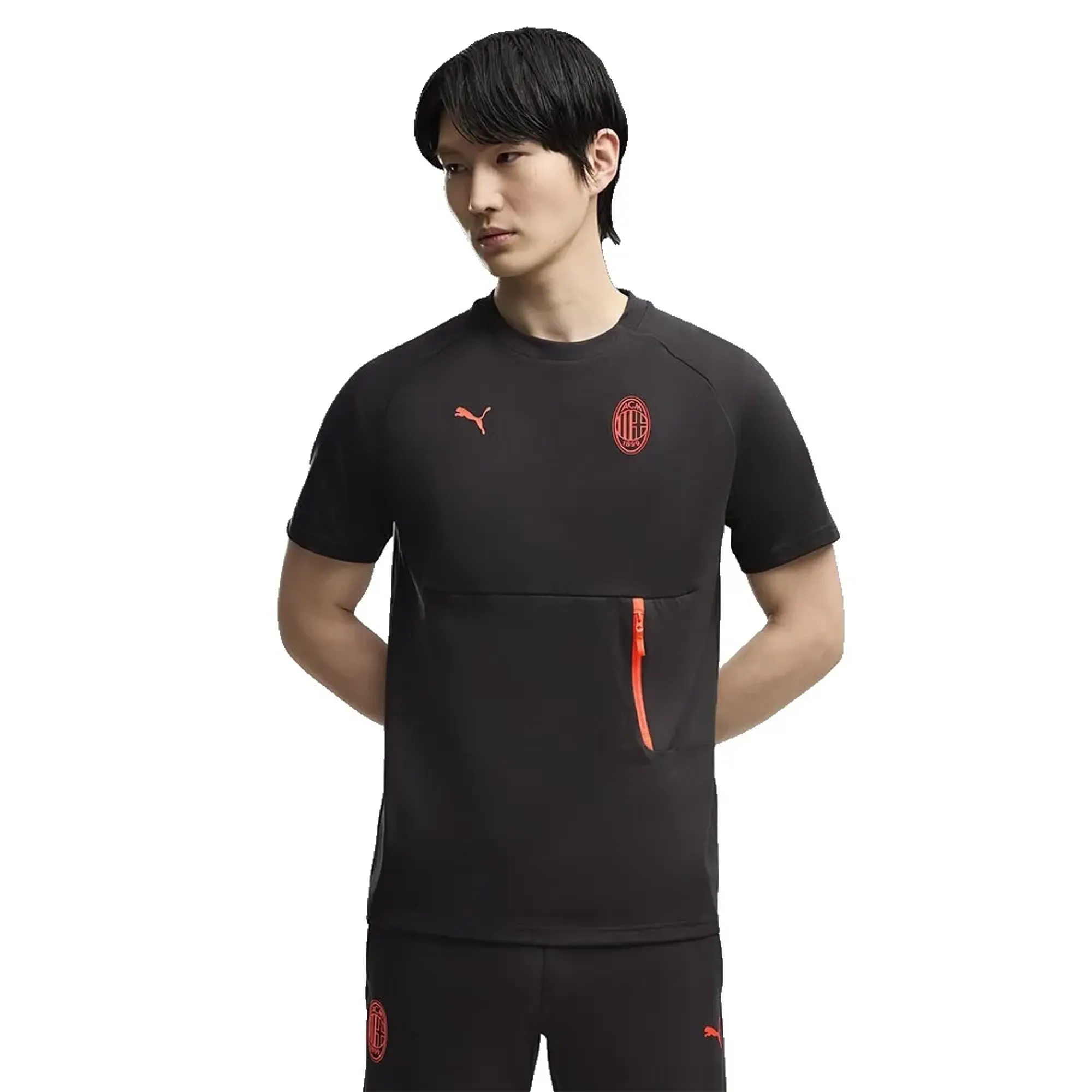Puma Ac Milan Tech Pocket Short Sleeve T-shirt